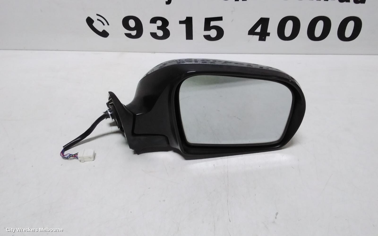 SUBARU OUTBACK RIGHT DOOR MIRROR, 4TH GEN, 5 WIRE TYPE, 09/2006 - 08/2009