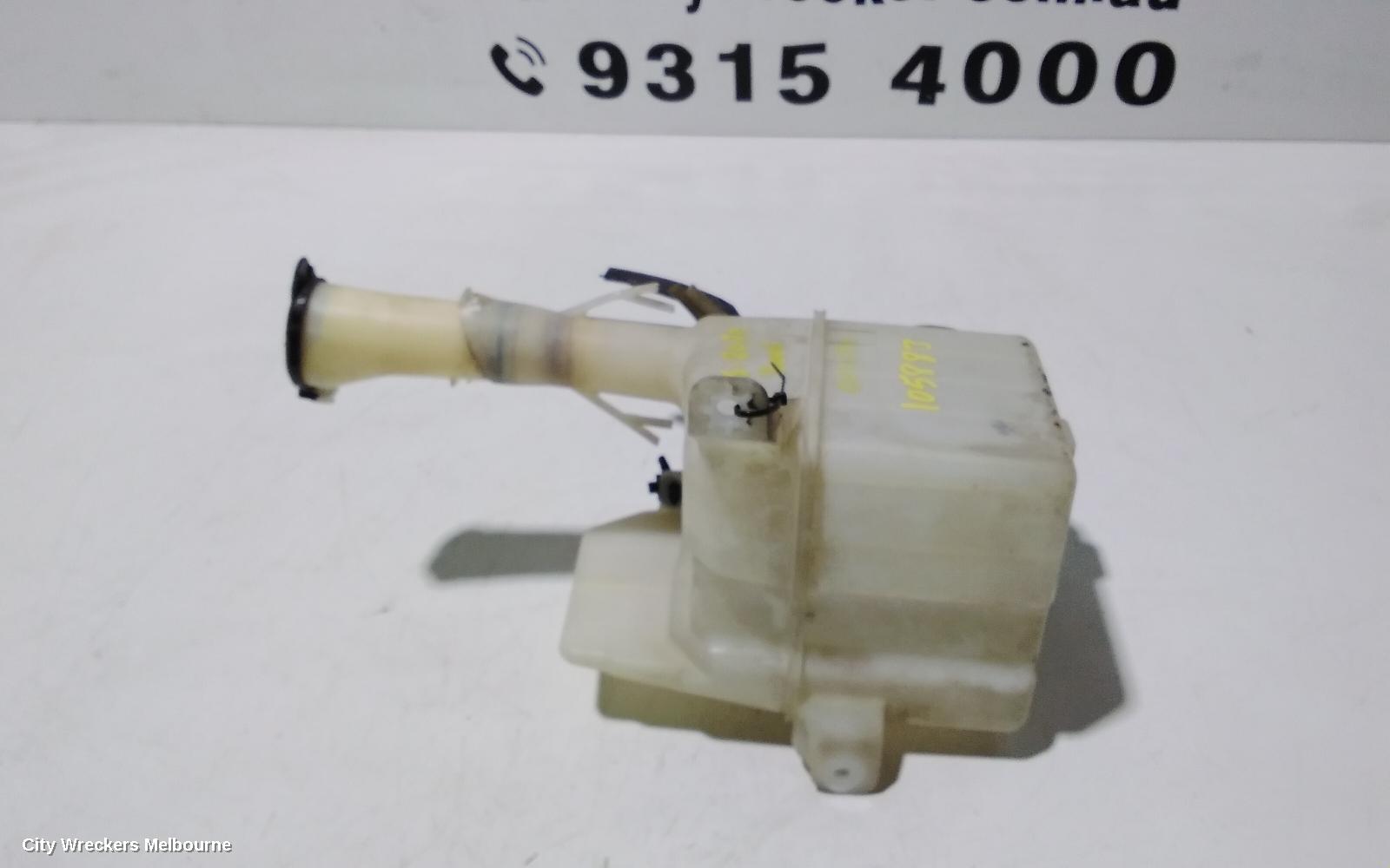 TOYOTA COROLLA WASHER BOTTLE, ZZE122, HATCH/WAGON, 12/2001 - 06/2007