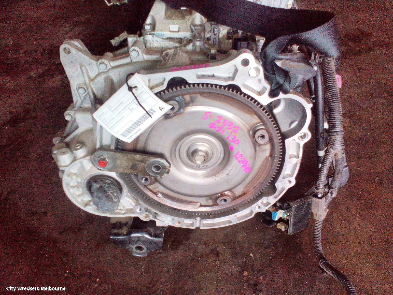 HYUNDAI I30 TRANS/GEARBOX, AUTO, PETROL, 2.0, G4NC, PD, HATCH (S. KOREA VIN KMHH), 6 SPEED, 03/2017 ONWARDS