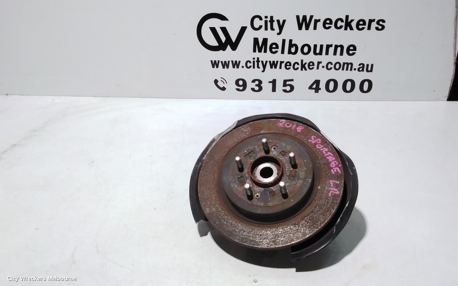 KIA SPORTAGE LEFT REAR HUB ASSEMBLY, QL, AWD, 10/2015 - 08/2021