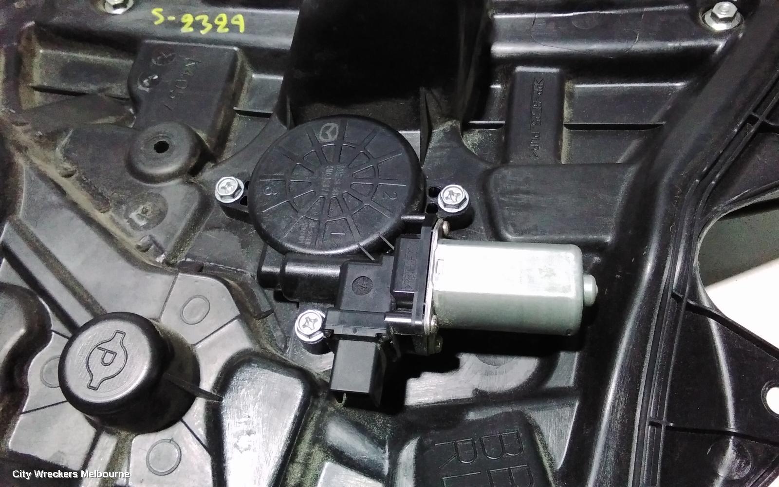MAZDA 3 LEFT REAR WND REG/MOTOR, BL, POWER, 04/2009 - 10/2013