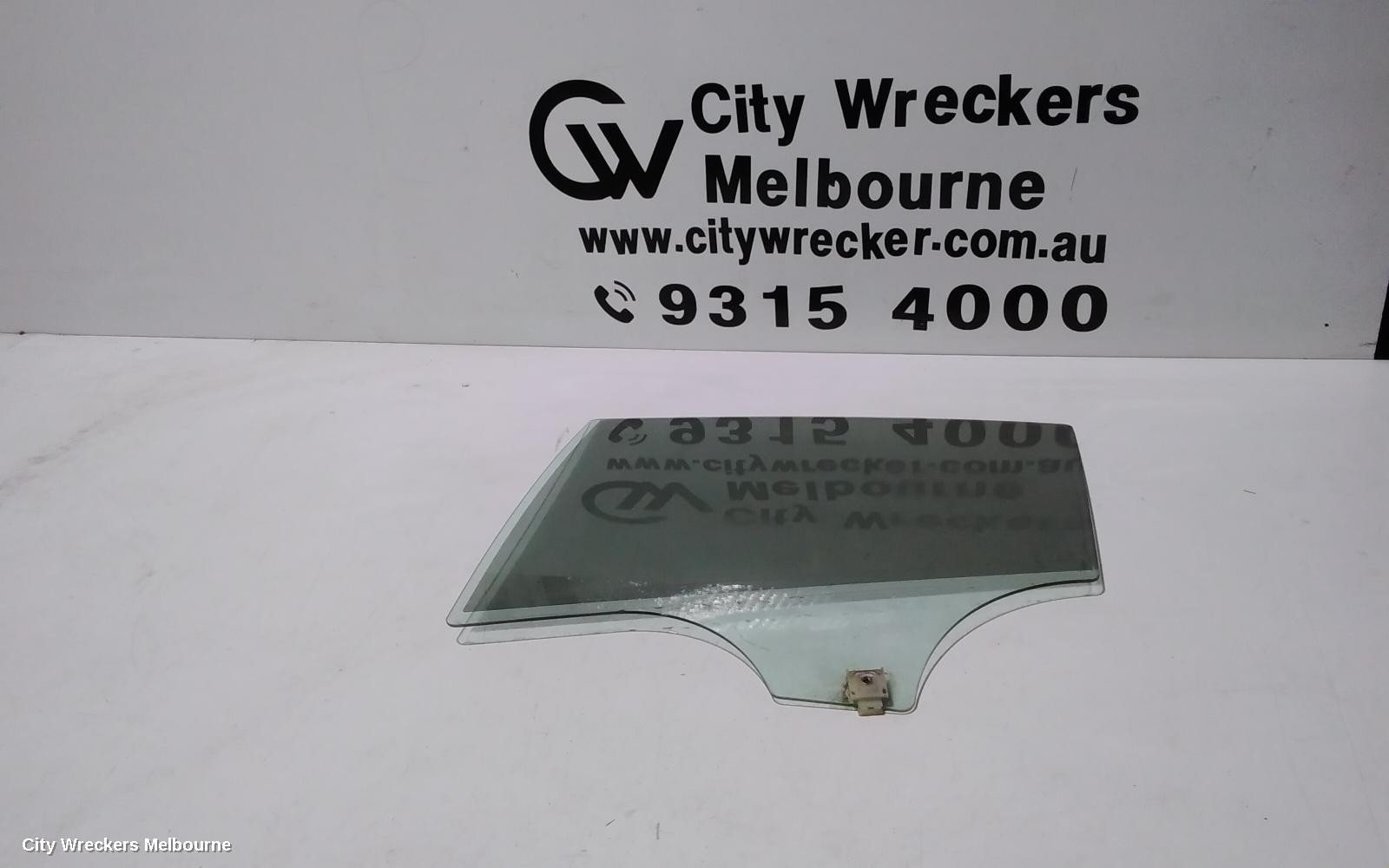 MAZDA 3 LEFT REAR DOOR WINDOW, BL, STANDARD TINT TYPE, SEDAN, 04/2009 - 10/2013