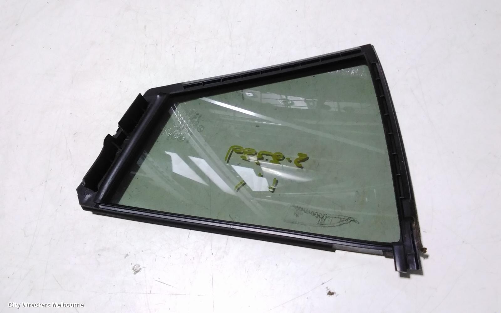 MAZDA 3 LEFT REAR 1/4 DOOR GLASS, BL, STANDARD TINT TYPE, SEDAN, 04/2009 - 10/2013