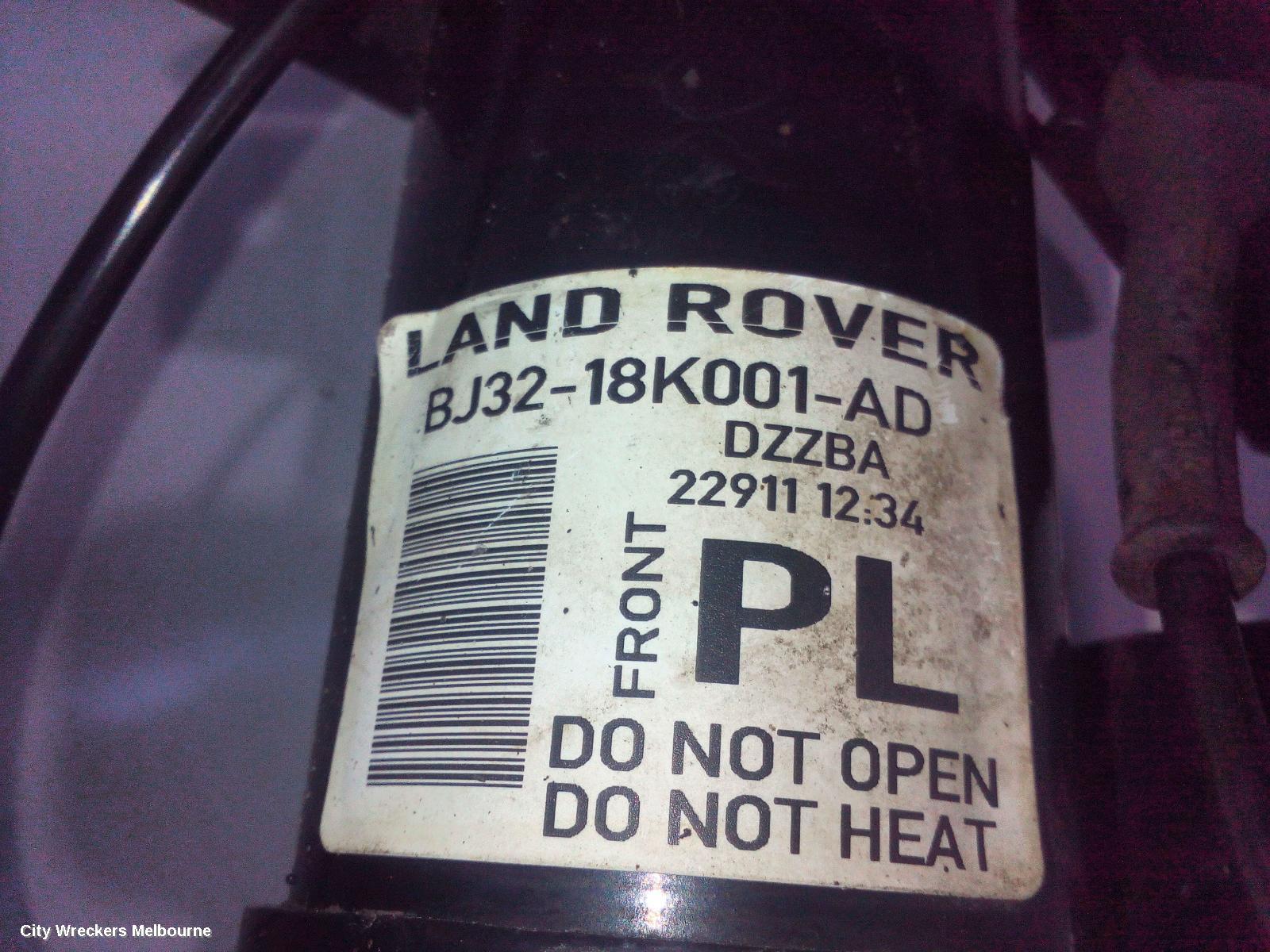 LAND ROVER RANGEROVER EVOQUE LEFT FRONT STRUT, NON ACTIVE DAMPER TYPE, L538, 11/2011 - 01/2019