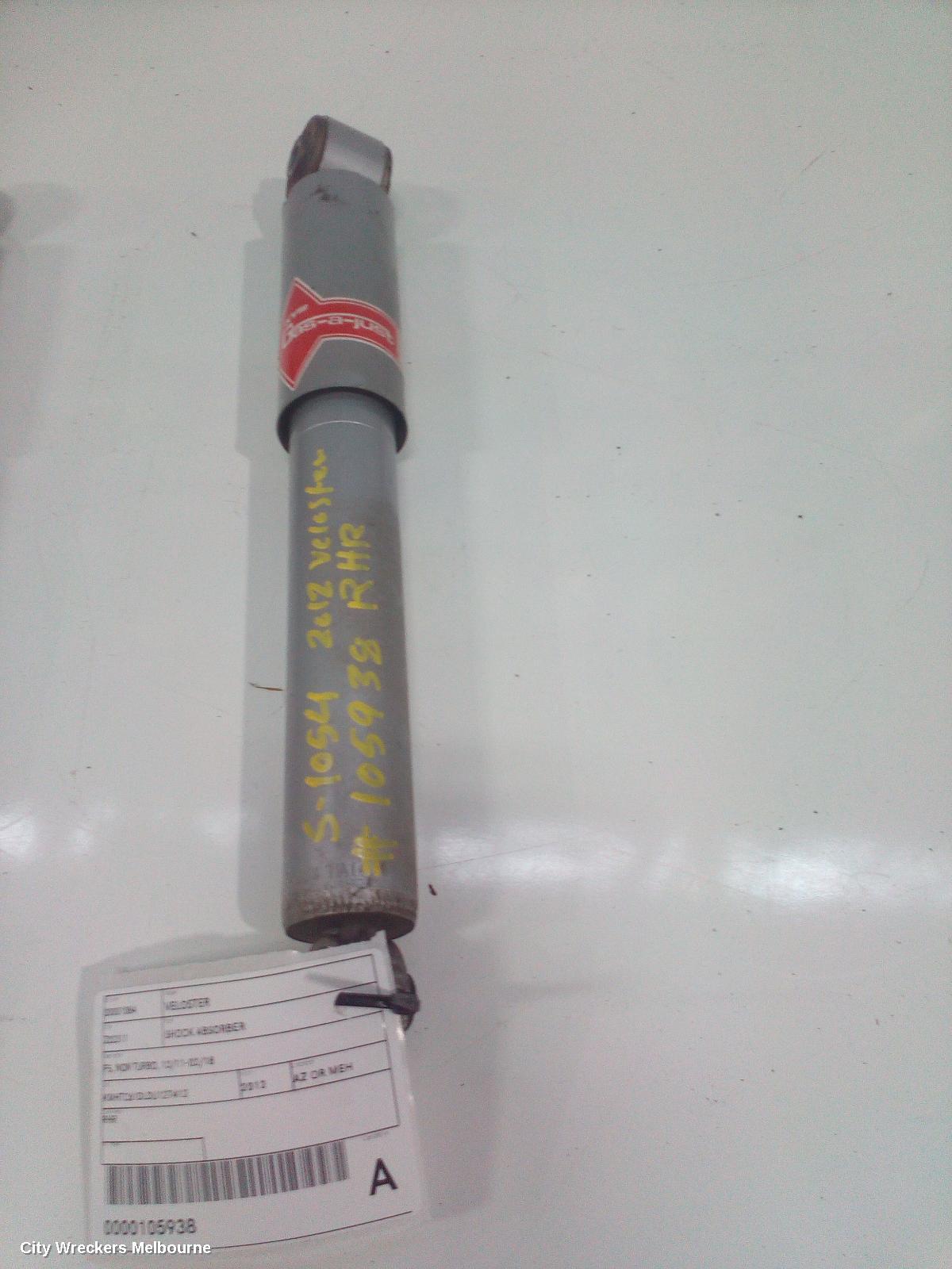 HYUNDAI VELOSTER SHOCK ABSORBER, FS, REAR, NON TURBO, RH SIDE, 10/2011 - 02/2018