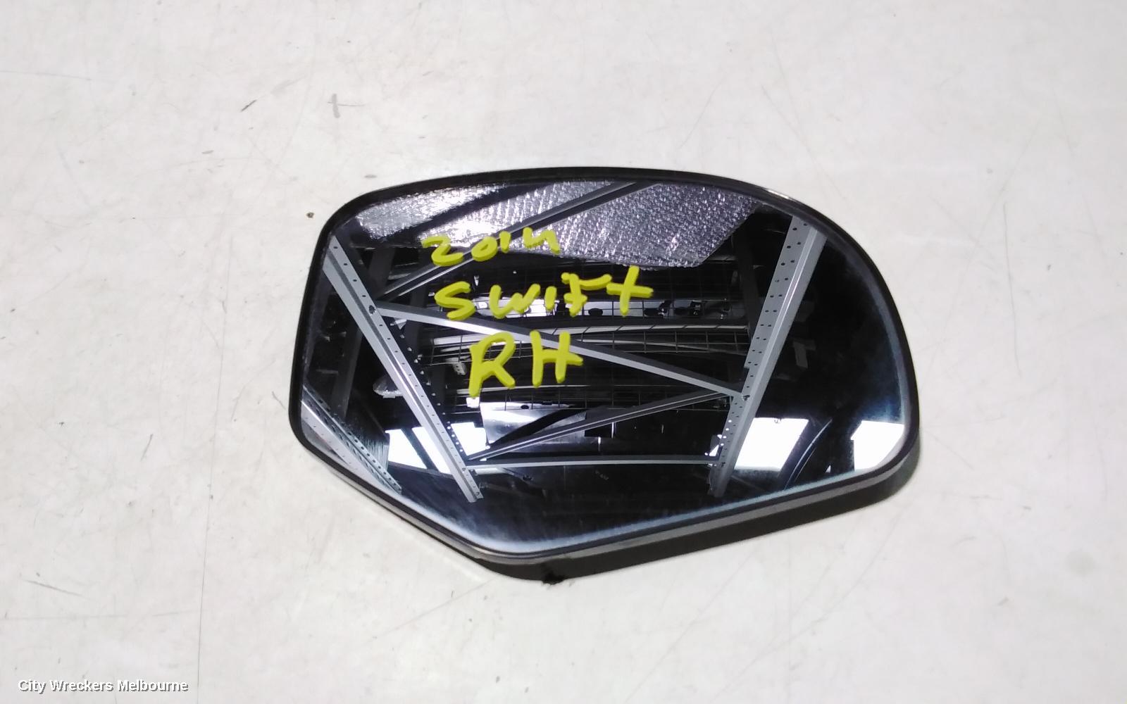 SUZUKI SWIFT RIGHT DOOR MIRROR, FZ, BLACK, 08/2010 - 03/2017