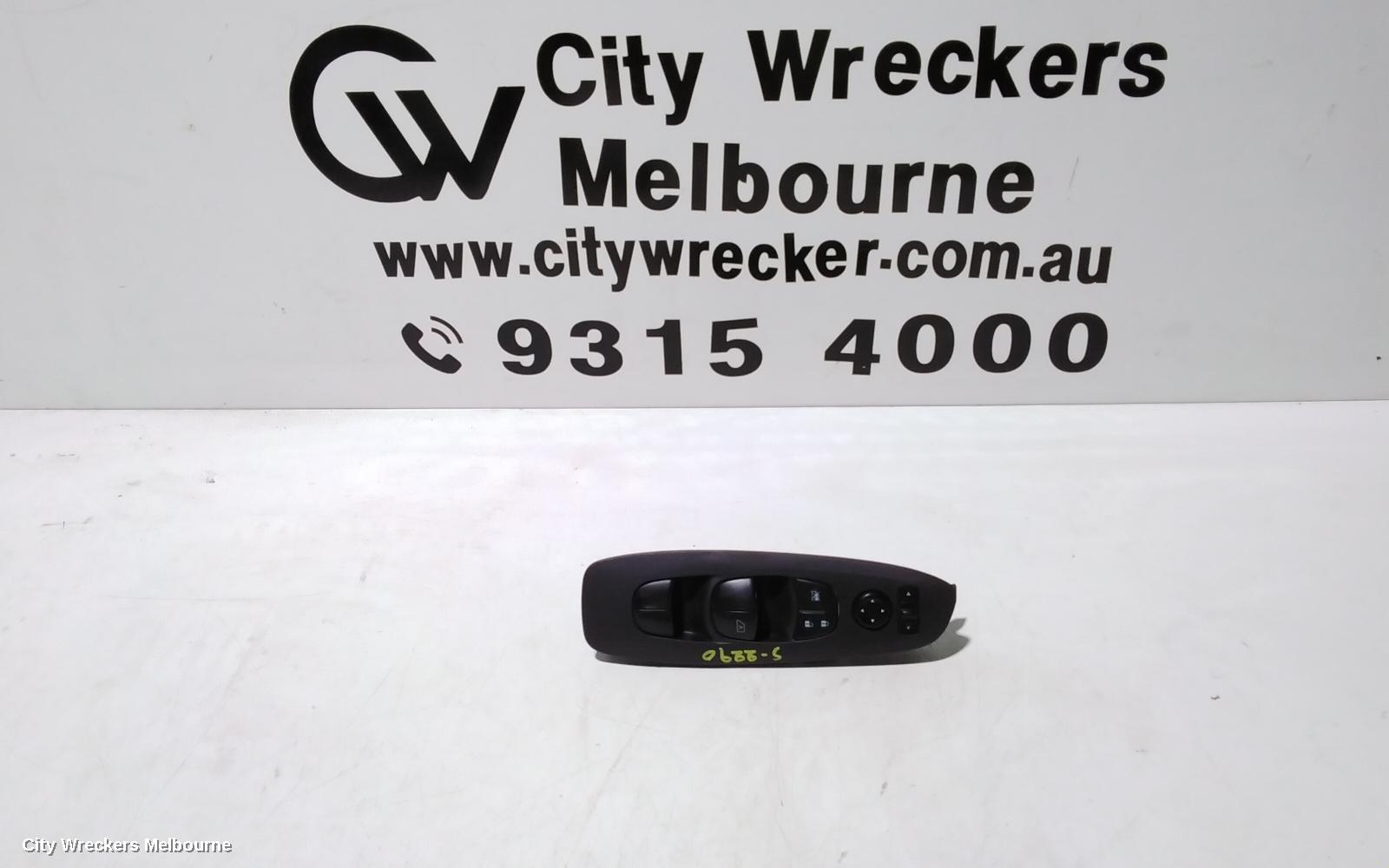NISSAN PATHFINDER PWR DR WIND SWITCH, RH FRONT (MASTER SWITCH), R52, 06/2013 - 04/2021