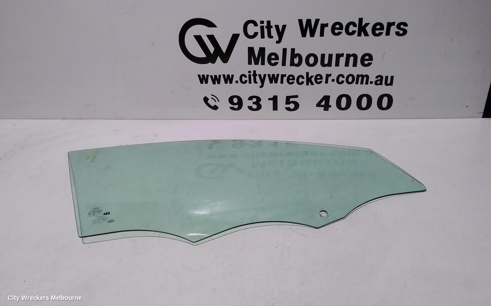 FORD FOCUS RIGHT FRONT DOOR WINDOW, SA, 10/2018 - 12/2024