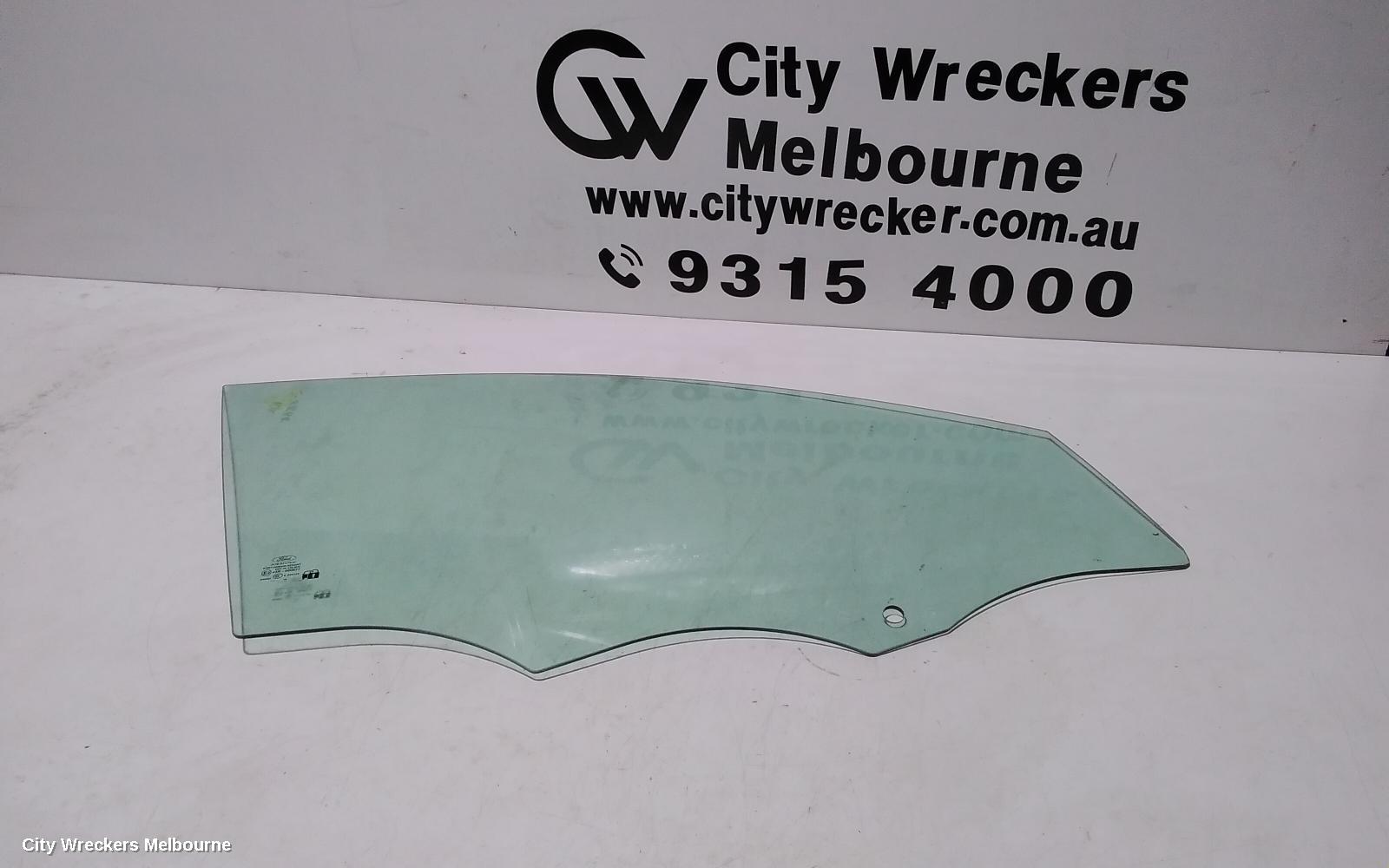 FORD FOCUS RIGHT FRONT DOOR WINDOW, SA, 10/2018 - 12/2024
