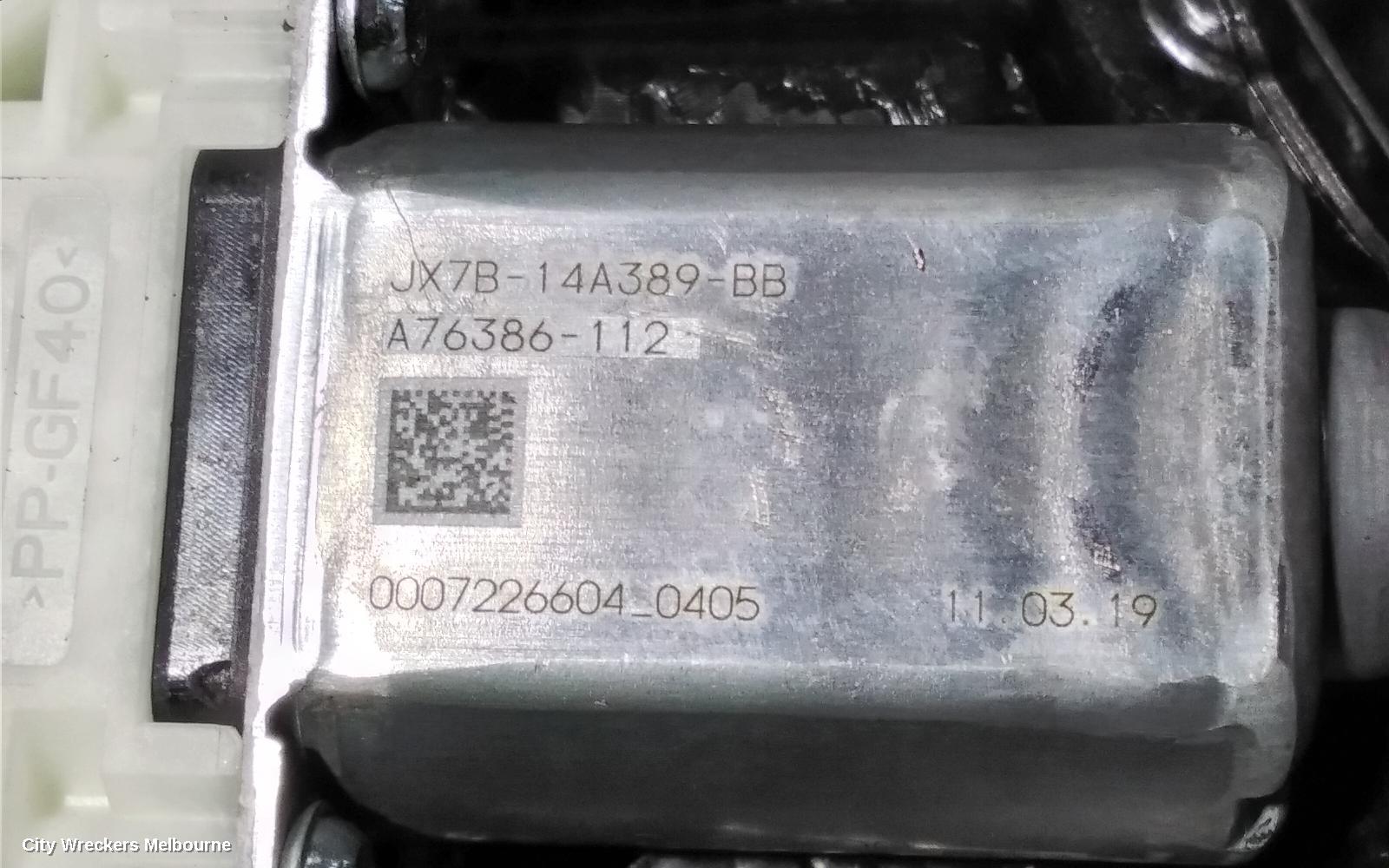 FORD FOCUS RIGHT FRONT WINDOW REG/MOTOR, SA, 10/2018 - 12/2024