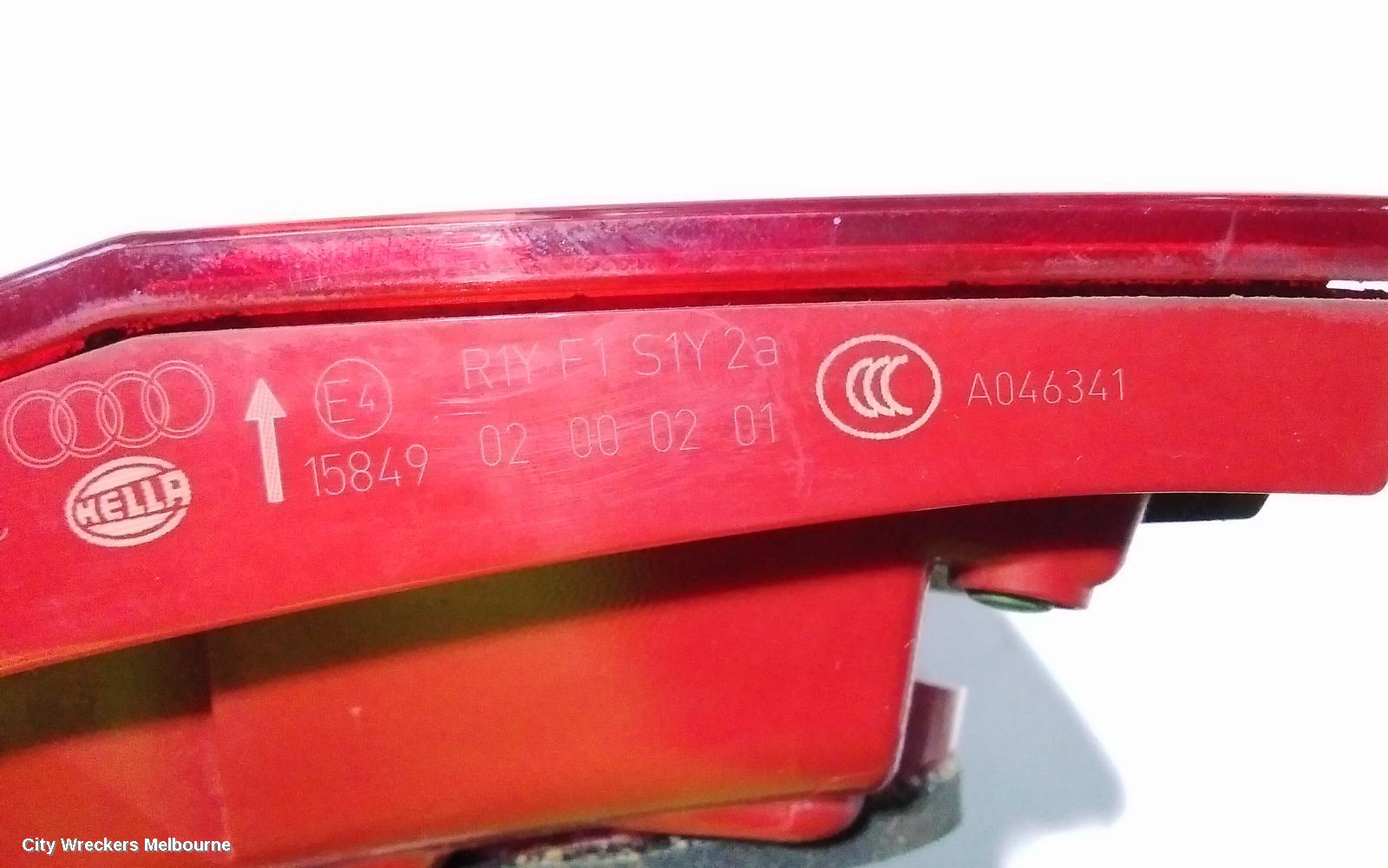 AUDI A4 REAR GARNISH, BOOTLID LAMP (LH SIDE), B8 8K (A4/S4), LED TYPE, 07/2012 - 01/2016