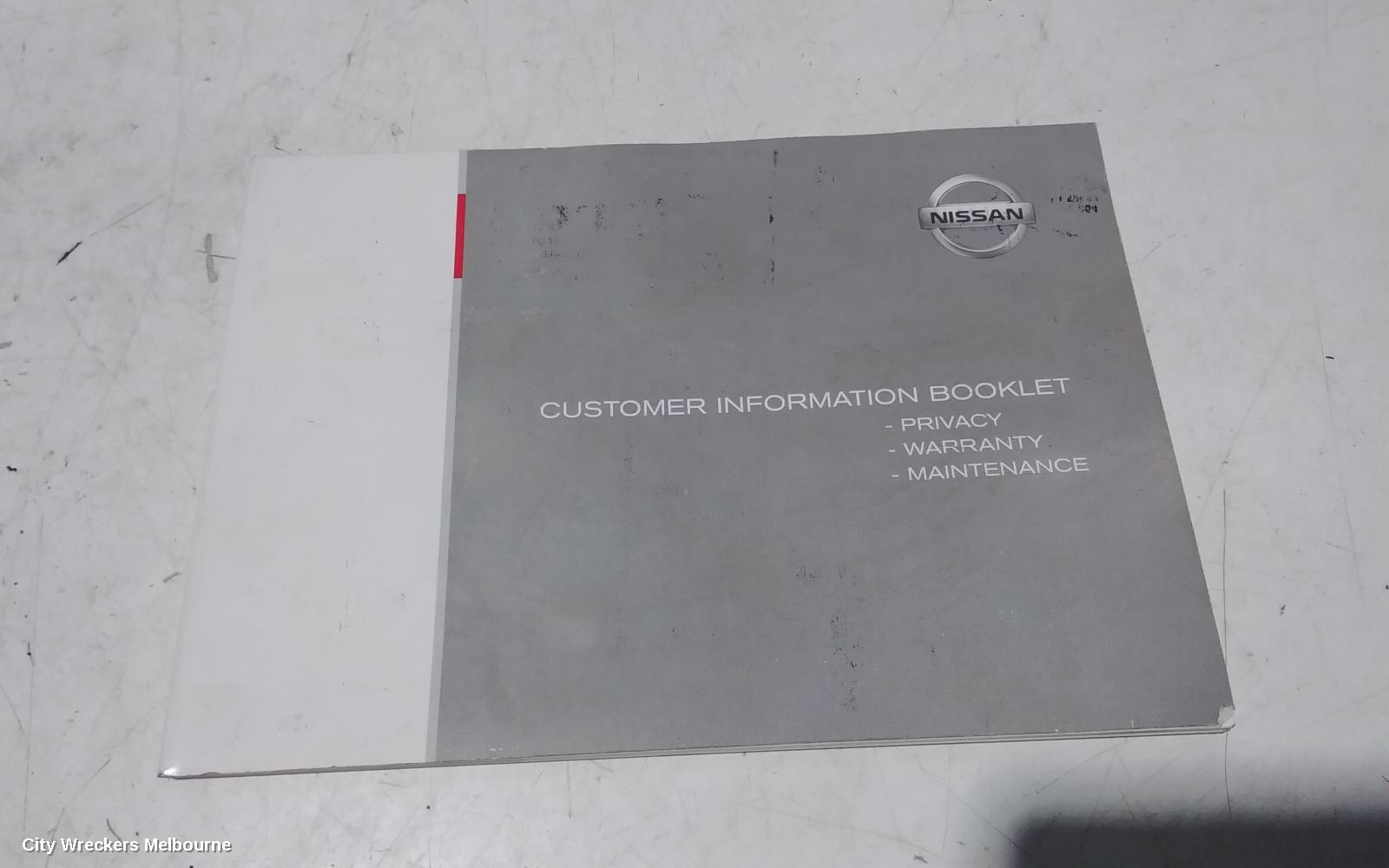 NISSAN TIIDA OWNERS HANDBOOK, C11, 09/2004 - 01/2013