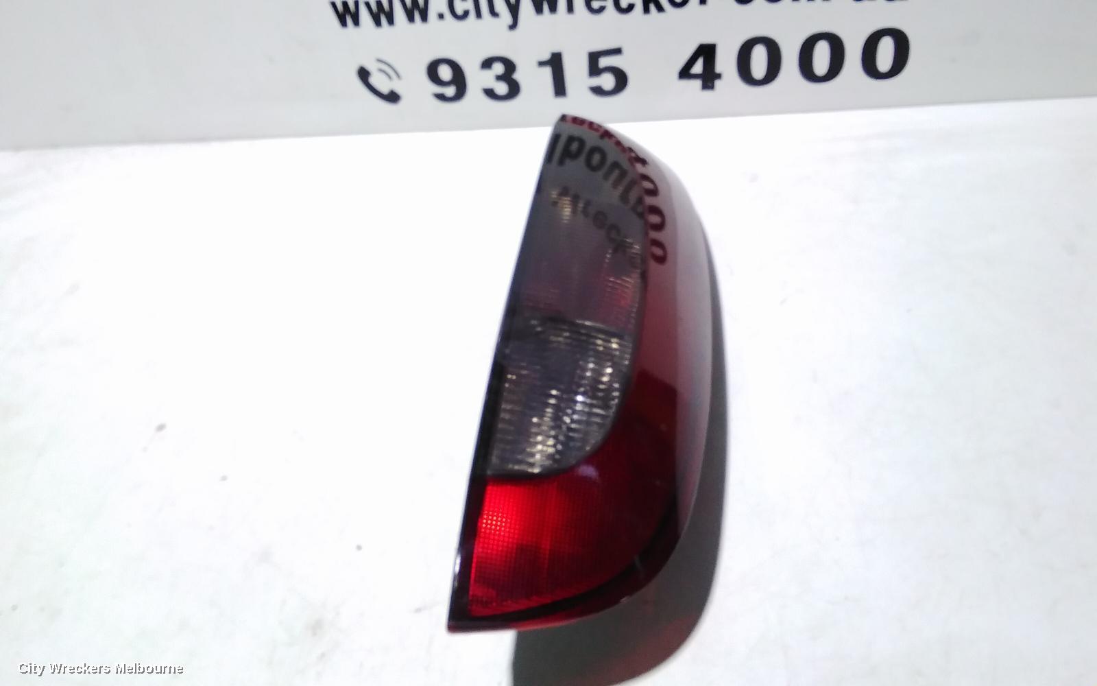 HOLDEN BARINA RIGHT TAILLIGHT, XC, 3DR HATCH, SRI, 09/2001 - 01/2004