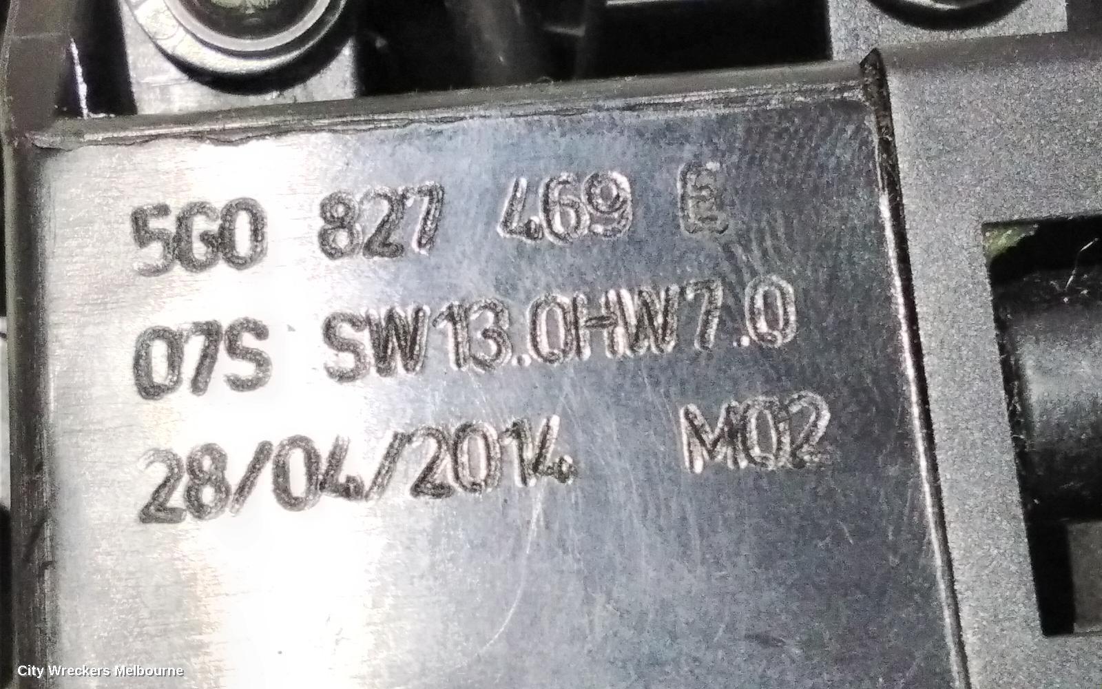 VOLKSWAGEN GOLF REVERSE CAMERA, REVERSE CAMERA, GEN 7, 04/2013 ONWARDS