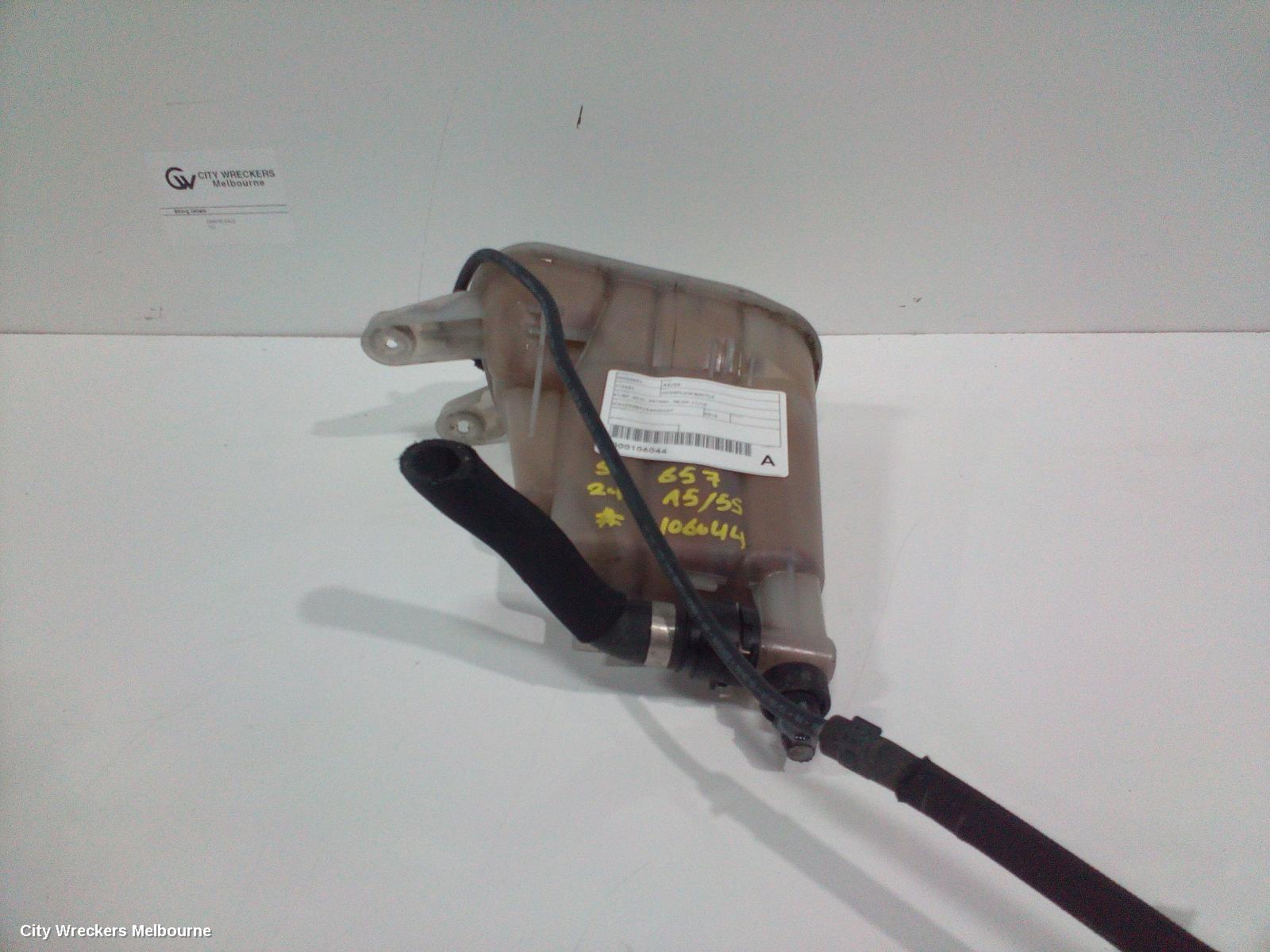 AUDI A5 OVERFLOW BOTTLE, 8T/8F, 4CYL, PETROL, 08/2009 - 11/2016