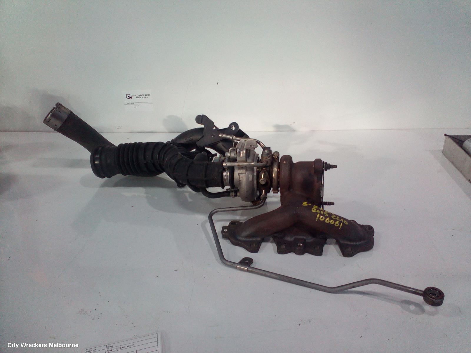 RENAULT CLIO TURBO SUPERCHARGER, 1.2, H5F, X98, 09/2013 - 10/2019