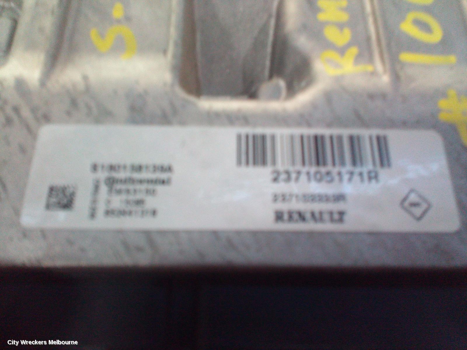 RENAULT CLIO ECU, ENGINE ECU, 1.2, H5F, TURBO, ECU ONLY, X98, 09/2013 - 10/2019