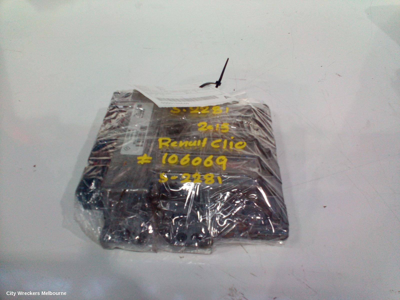 RENAULT CLIO ECU, ENGINE ECU, 1.2, H5F, TURBO, ECU ONLY, X98, 09/2013 - 10/2019