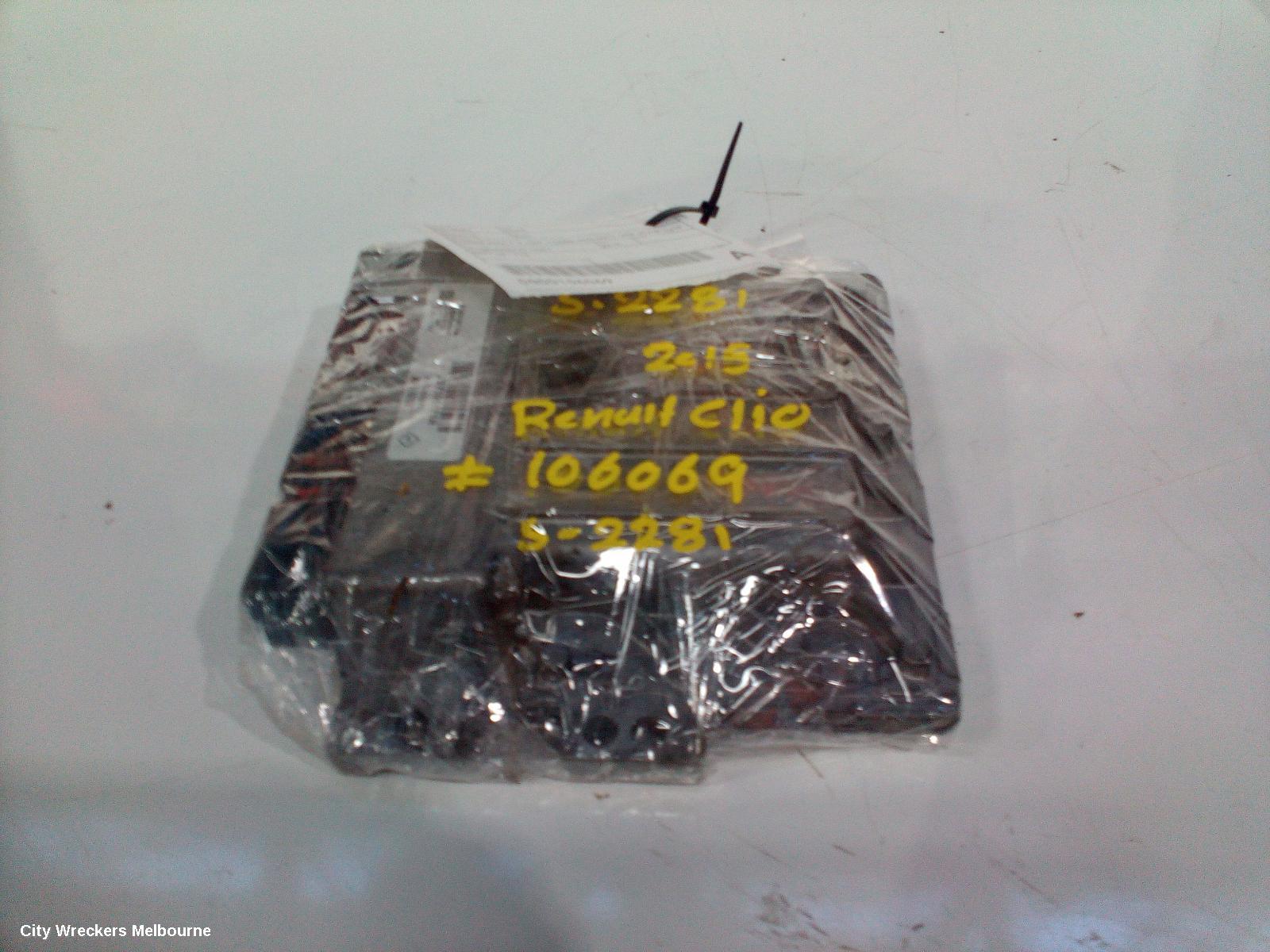 RENAULT CLIO ECU, ENGINE ECU, 1.2, H5F, TURBO, ECU ONLY, X98, 09/2013 - 10/2019