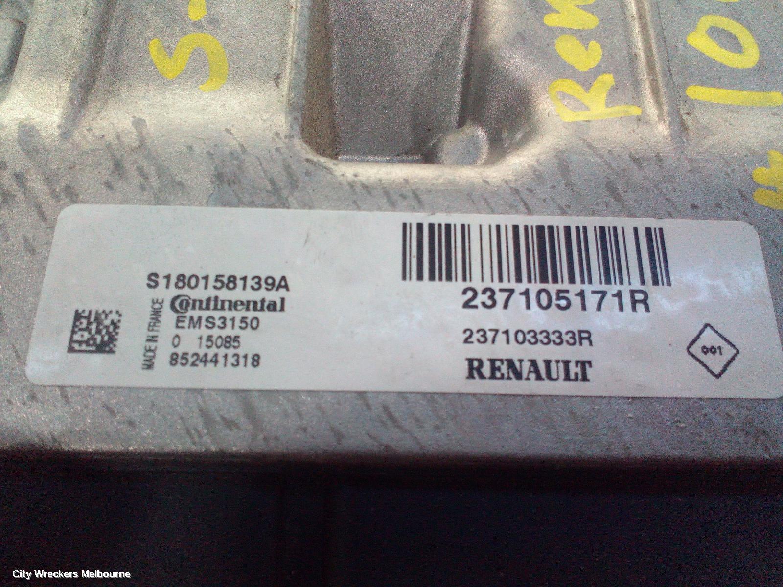 RENAULT CLIO ECU, ENGINE ECU, 1.2, H5F, TURBO, ECU ONLY, X98, 09/2013 - 10/2019