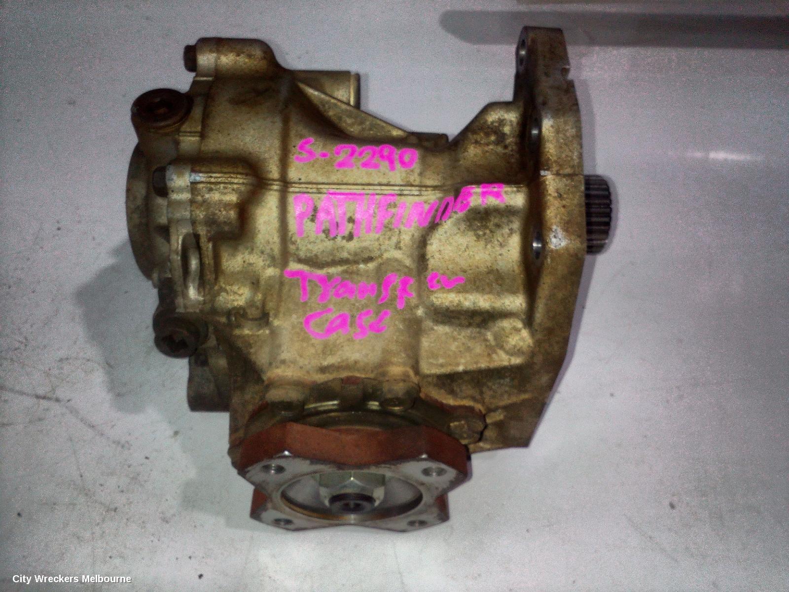 NISSAN PATHFINDER TRANSFER CASE, AUTO T/M, PETROL, 3.5, R52, 06/2013 - 04/2021