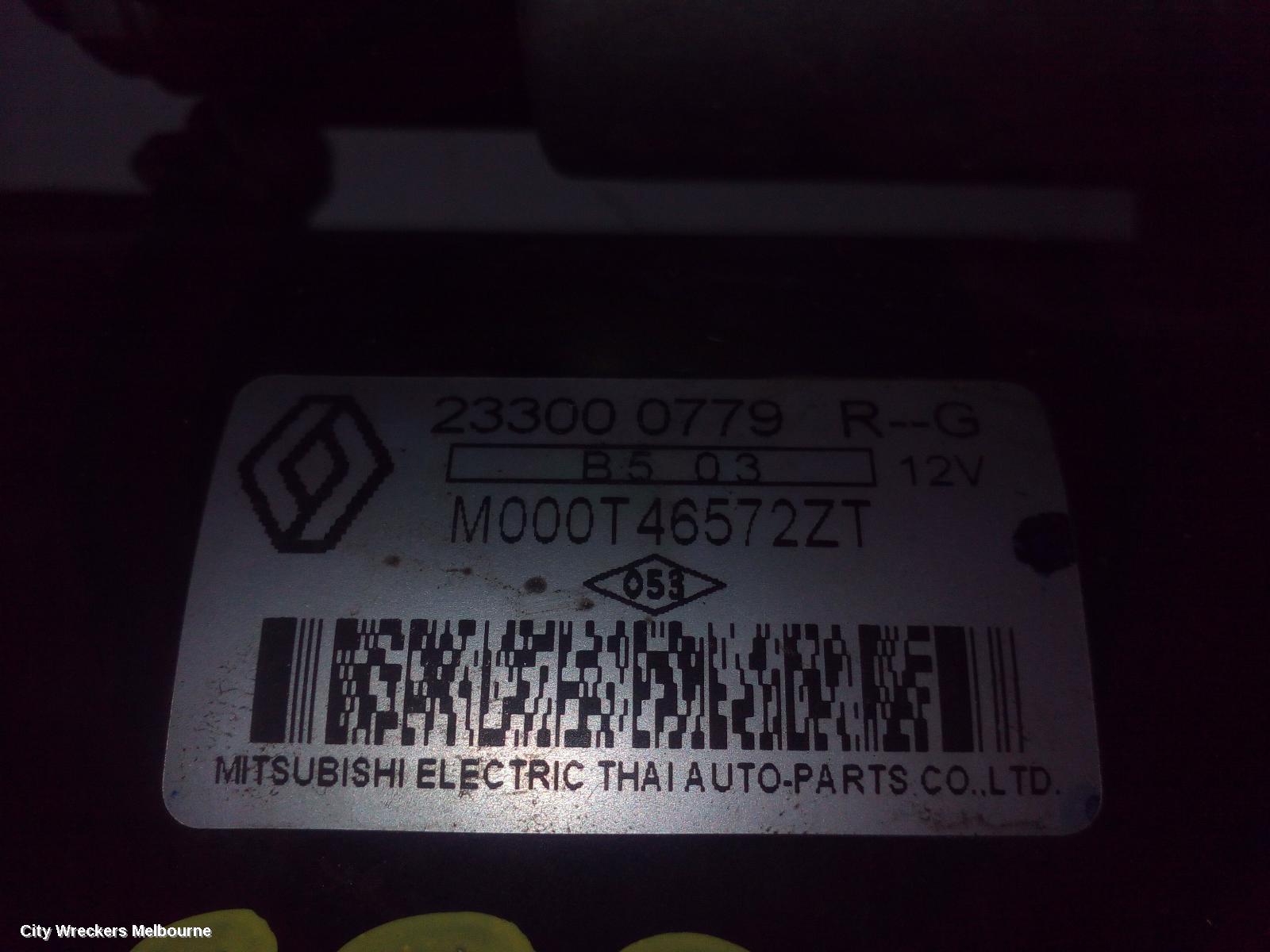 RENAULT CLIO STARTER, PETROL, 1.2, H5F, TURBO, X98, 09/2013 - 10/2019