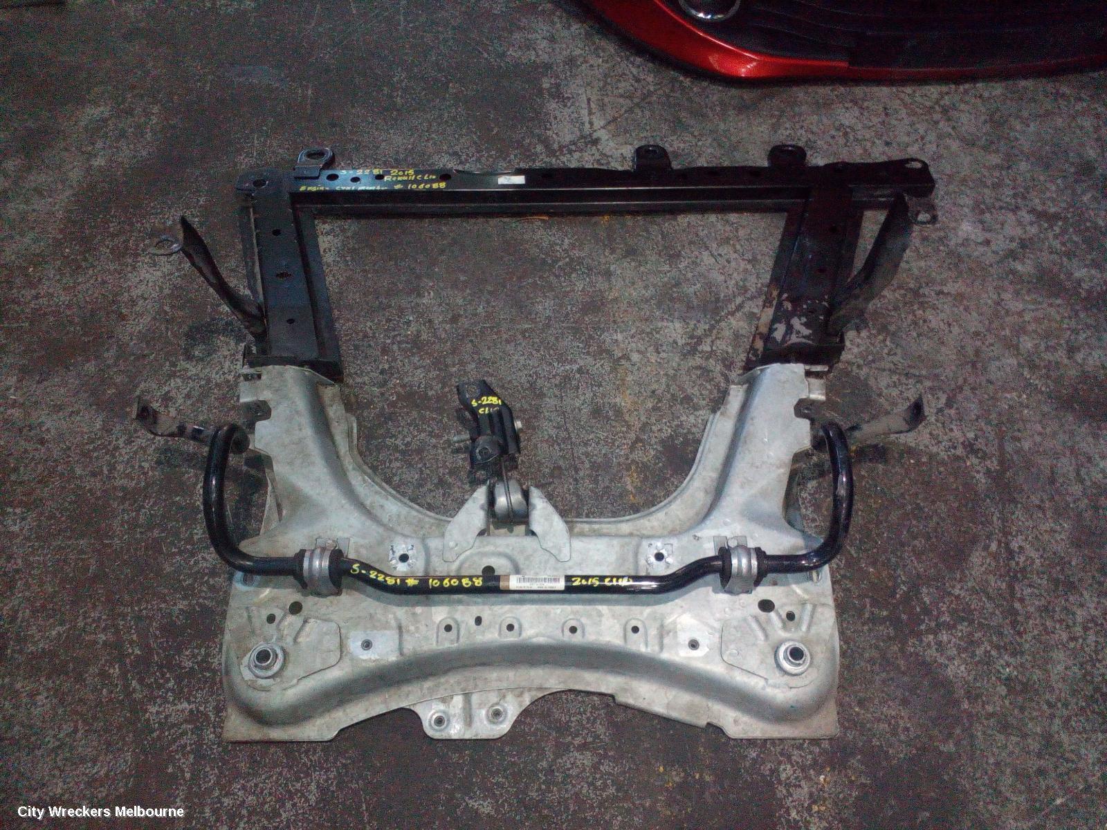 RENAULT CLIO FRT XMEMBER/CRADLE, X98, 09/2013 - 10/2019