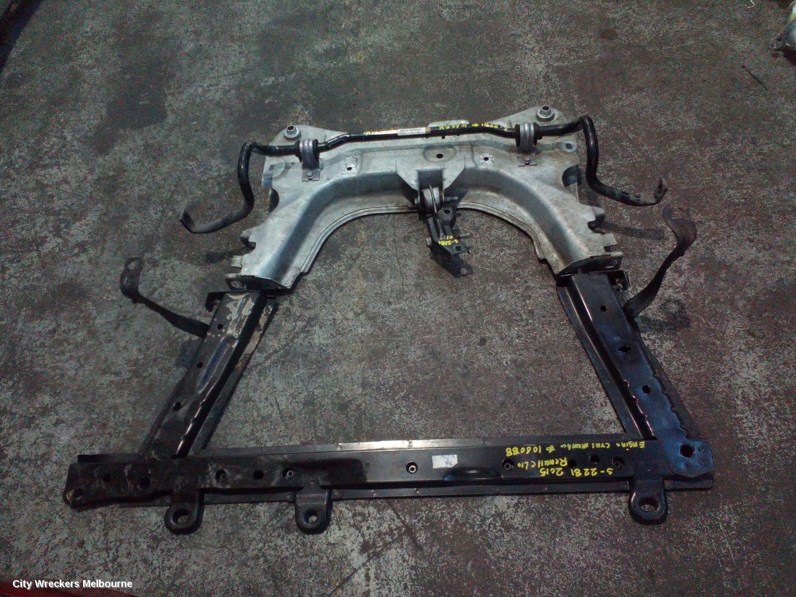 RENAULT CLIO FRT XMEMBER/CRADLE, X98, 09/2013 - 10/2019