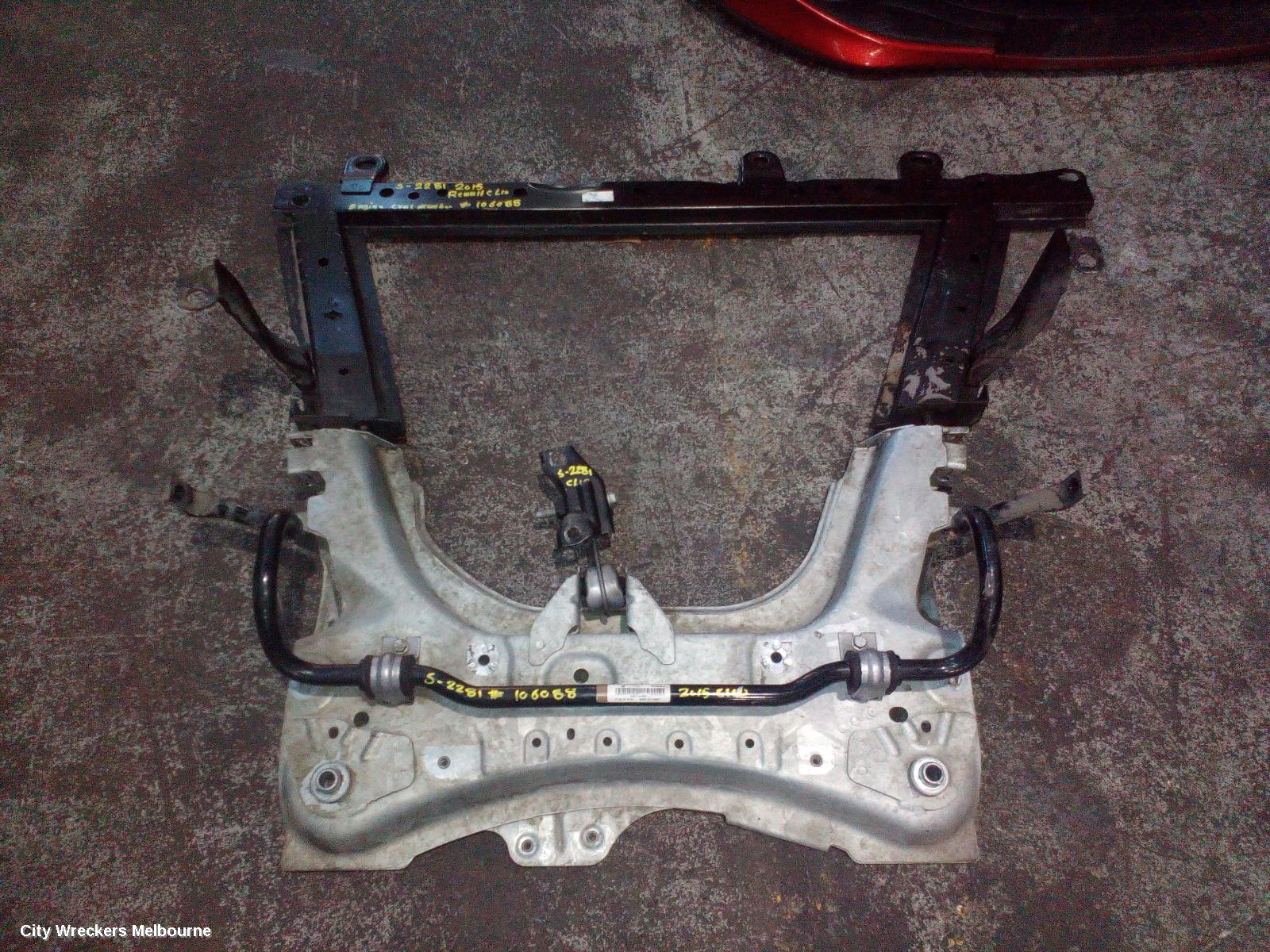 RENAULT CLIO FRT XMEMBER/CRADLE, X98, 09/2013 - 10/2019