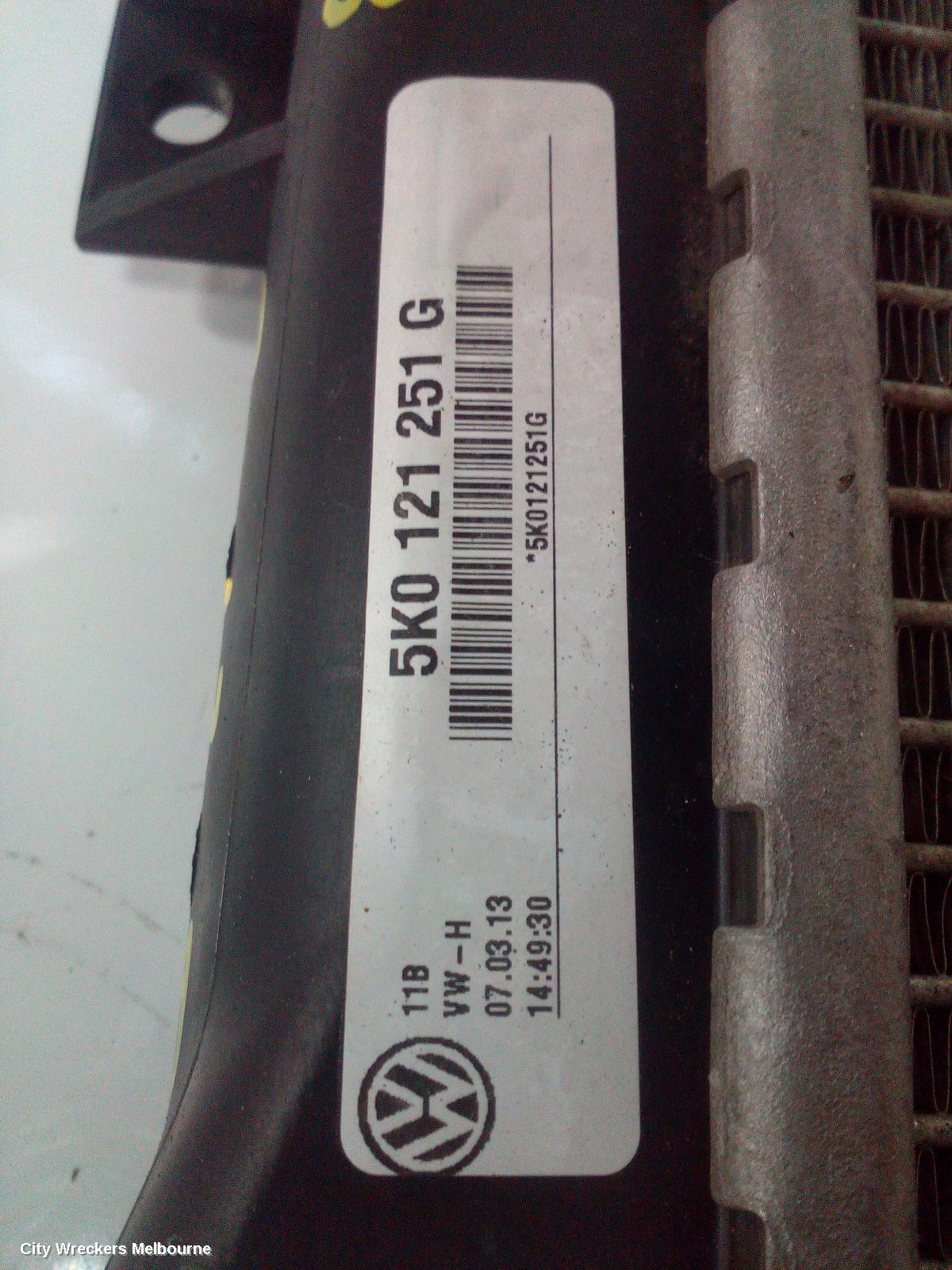 VOLKSWAGEN JETTA RADIATOR, AUTO, 1.4, PETROL, 1B, 02/2011 - 12/2017