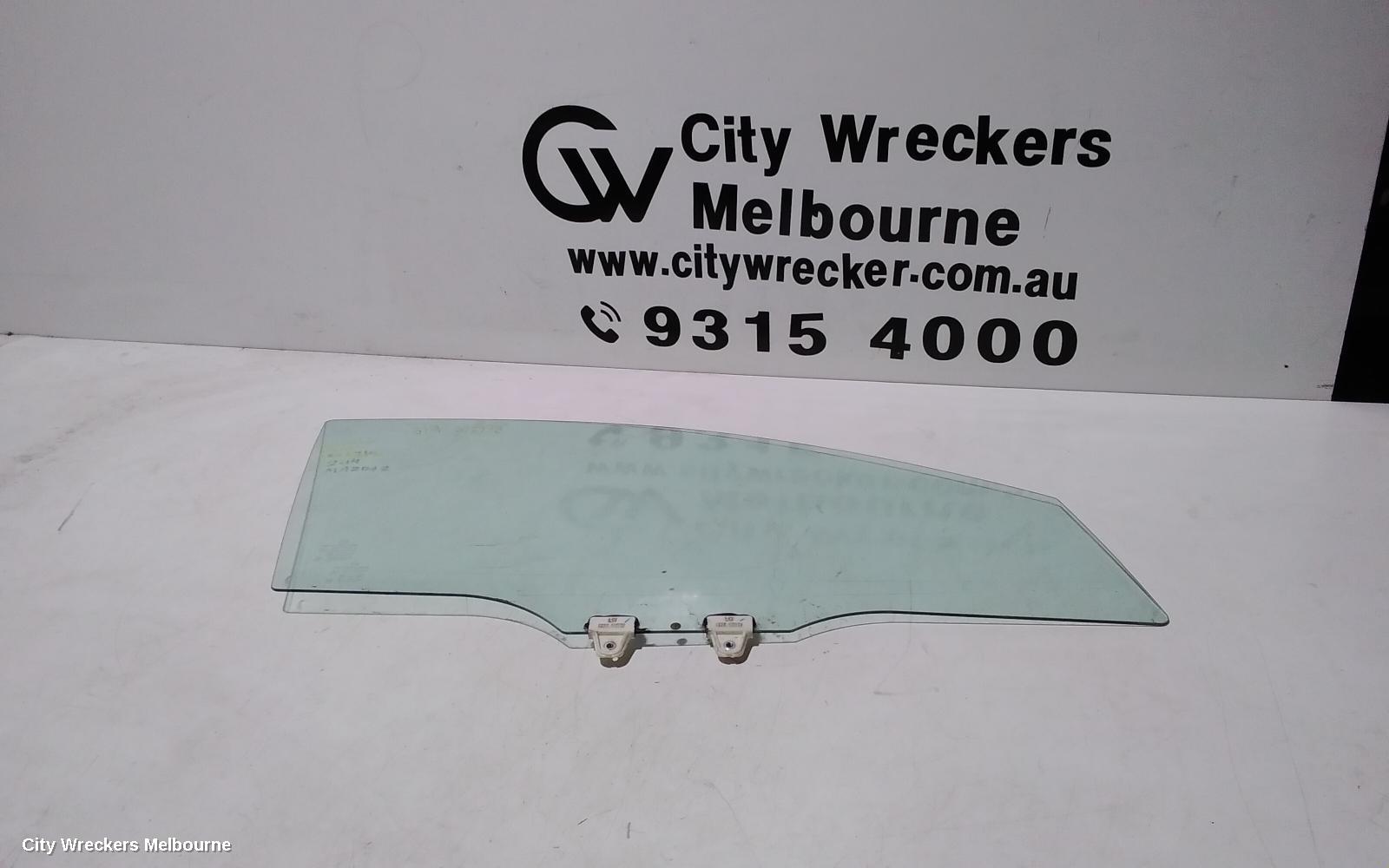 MAZDA 2 RIGHT FRONT DOOR WINDOW, DJ/DL, 09/2014 ONWARDS