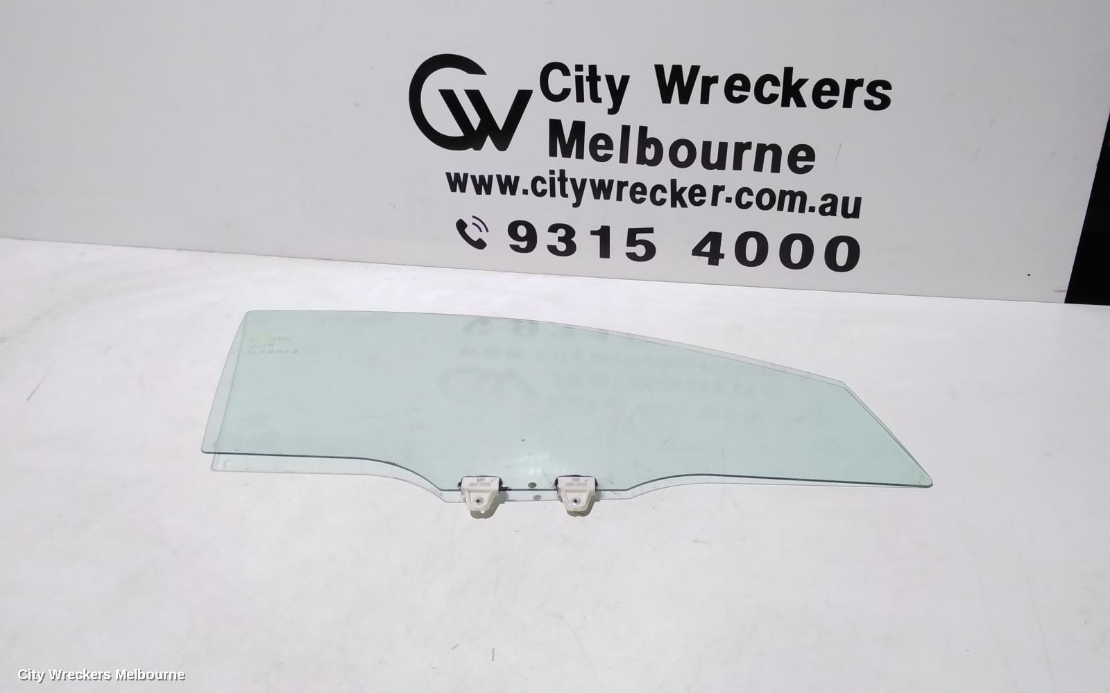 MAZDA 2 RIGHT FRONT DOOR WINDOW, DJ/DL, 09/2014 ONWARDS