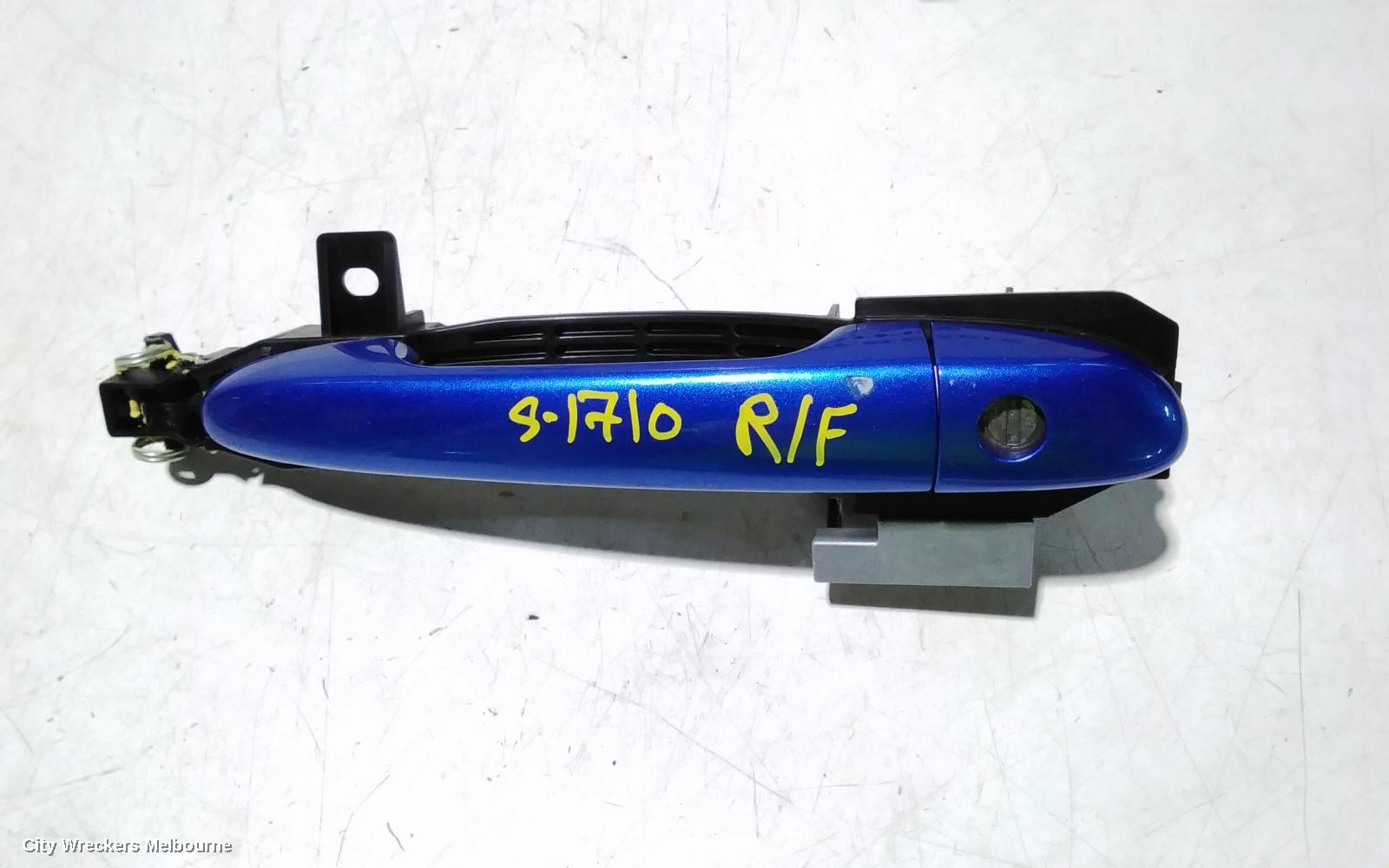 MAZDA 2 DOOR HANDLE, OUTER, LH REAR, DJ/DL, HATCH/SEDAN, COLOUR CODED, 09/2014 ONWARDS
