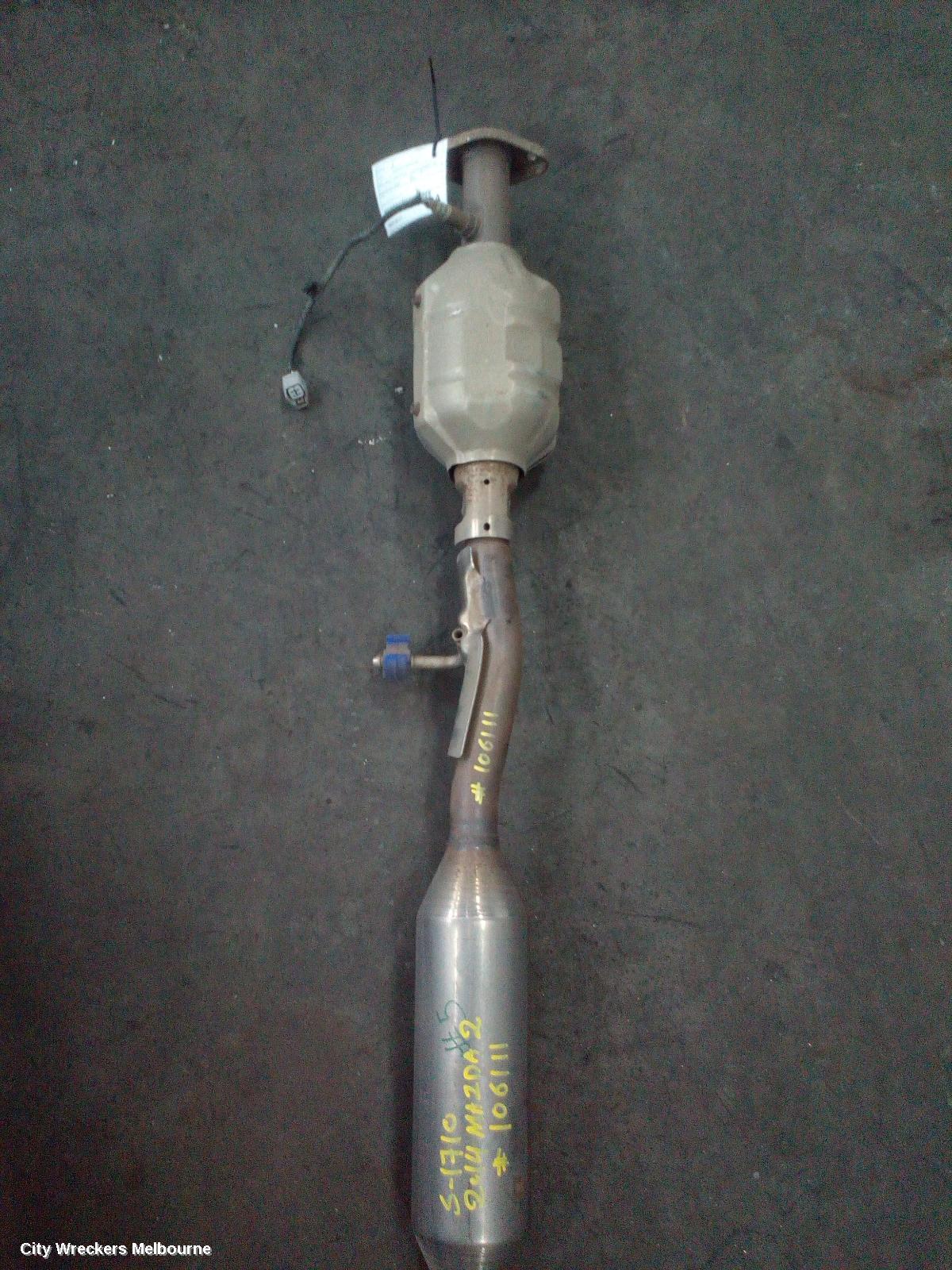 MAZDA 2 CATALYTIC CONVERTER, UNDER CAR-CAT TYPE, PETROL, 1.5, V-P5, NON ELEC CAM ACTUATOR TYPE, DJ/DL, 09/2014 ONWARDS