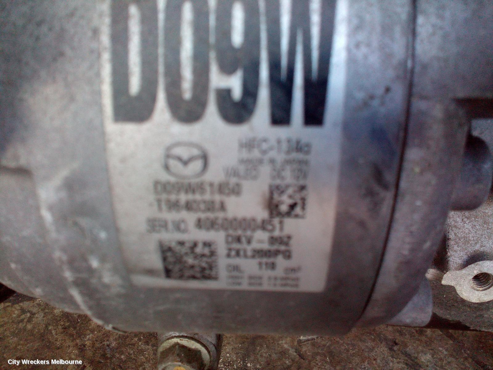 MAZDA 2 A/C COMPRESSOR, DJ/DL, 1.5, PETROL, SKYACTIV-G, 09/2014 - 10/2019