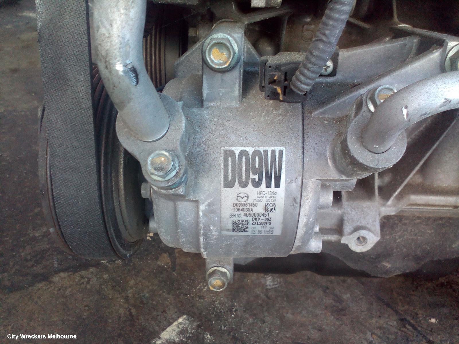 MAZDA 2 A/C COMPRESSOR, DJ/DL, 1.5, PETROL, SKYACTIV-G, 09/2014 - 10/2019