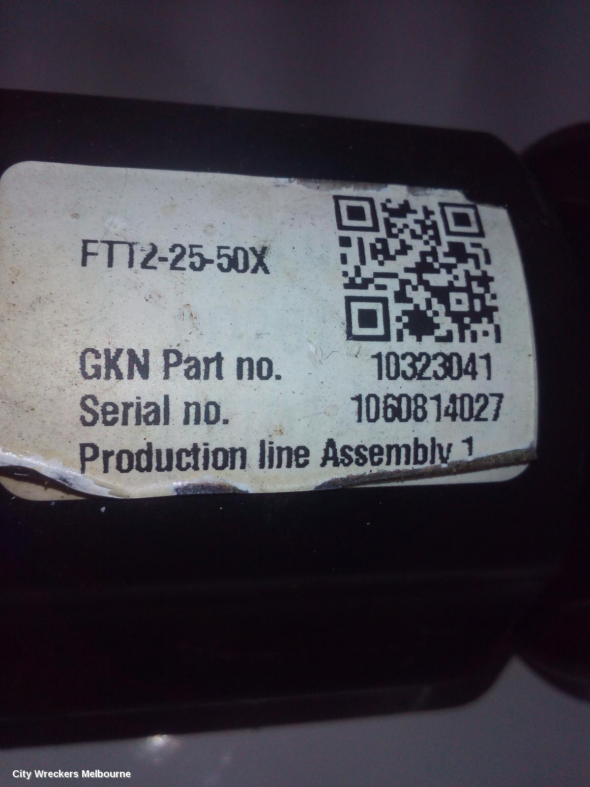 MAZDA 2 RIGHT DRIVESHAFT, AUTO, PETROL, 1.5, DJ/DL, 09/2014 ONWARDS