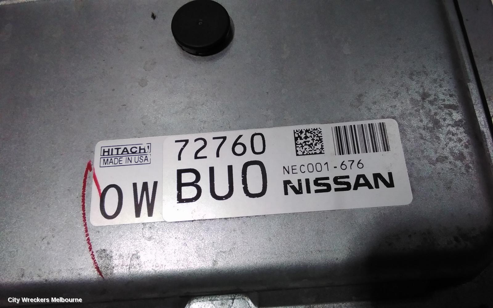 NISSAN PULSAR ECU, ENGINE ECU, ECU ONLY, B17, 12/2012 - 12/2017