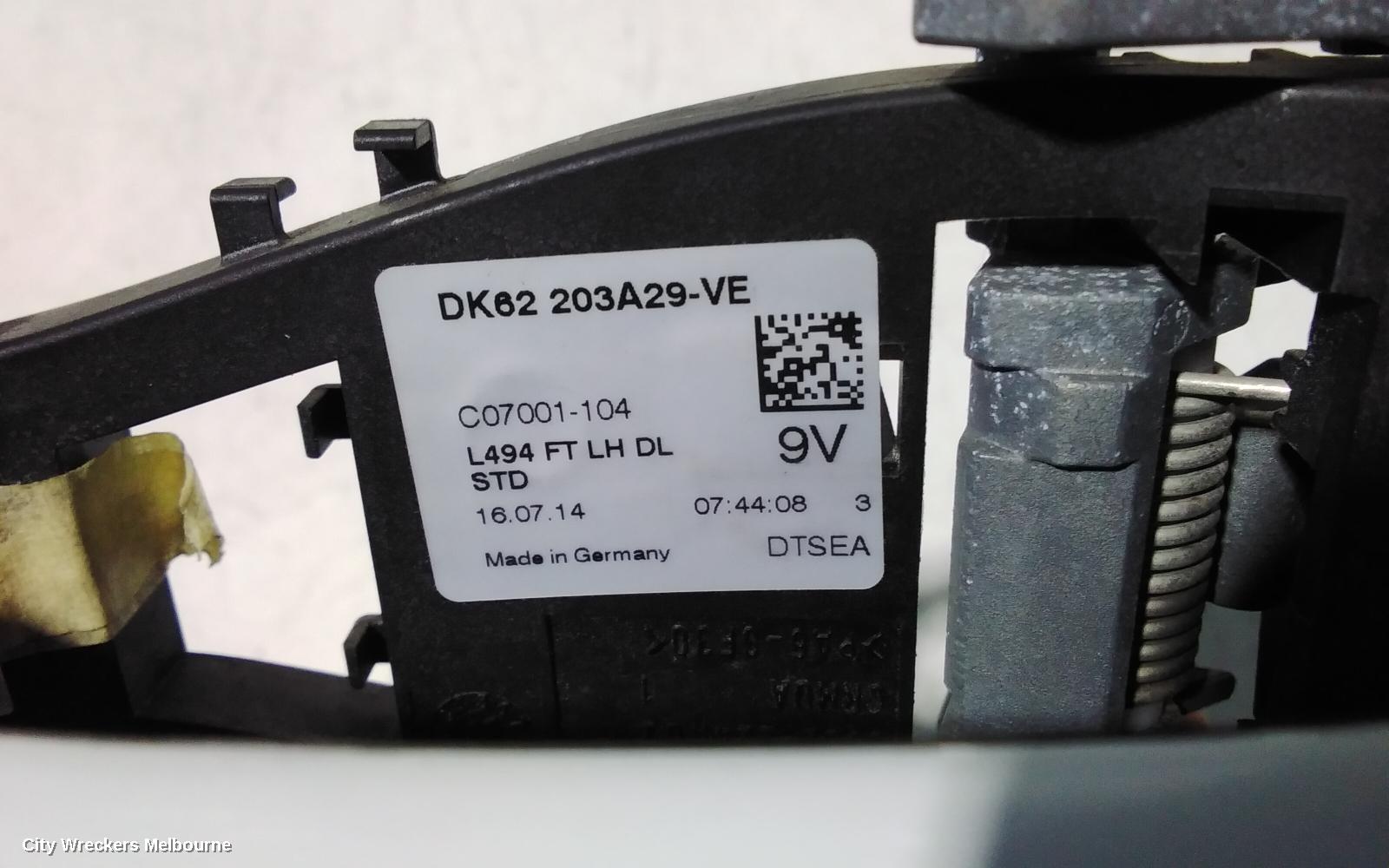 LAND ROVER RANGEROVER SPORT DOOR HANDLE, OUTER, LH FRONT, W/ KEYLESS ENTRY TYPE, COLOUR CODED, L494, 12/2013 ONWARDS