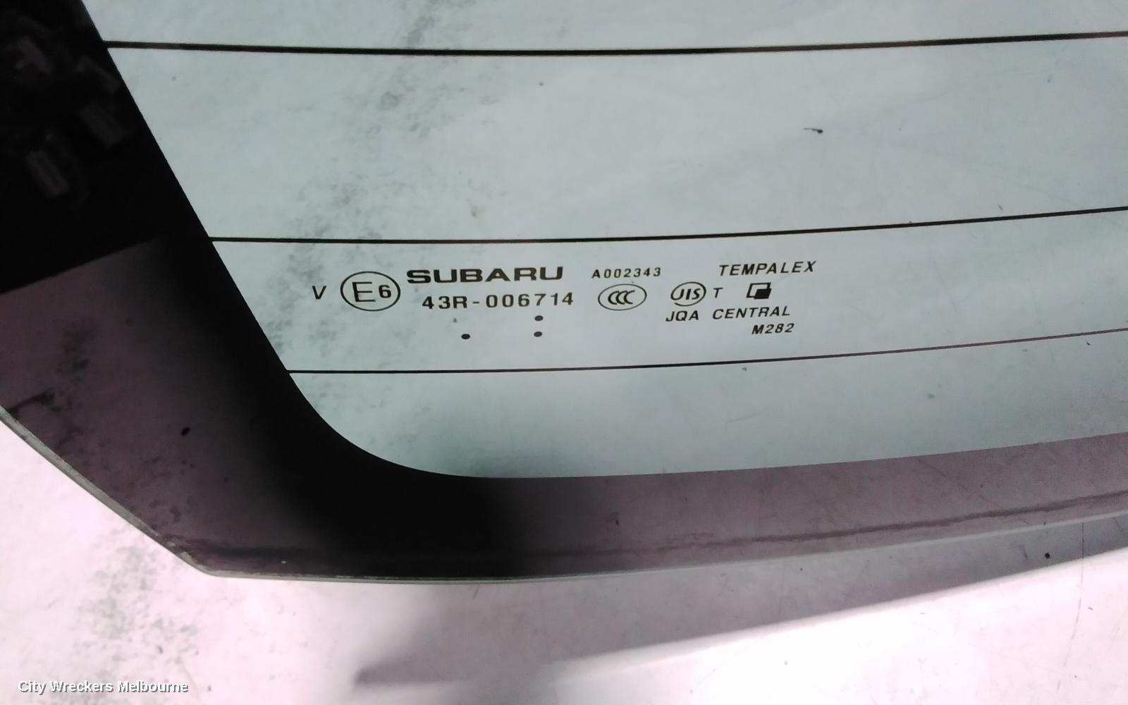SUBARU WRX WINDSHIELD, V1, 03/2014 - 10/2021