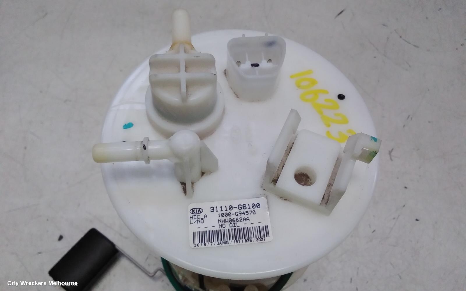 KIA PICANTO FUEL PUMP, IN TANK, PETROL, 1.2, G4LA, JA, 05/2017 ONWARDS
