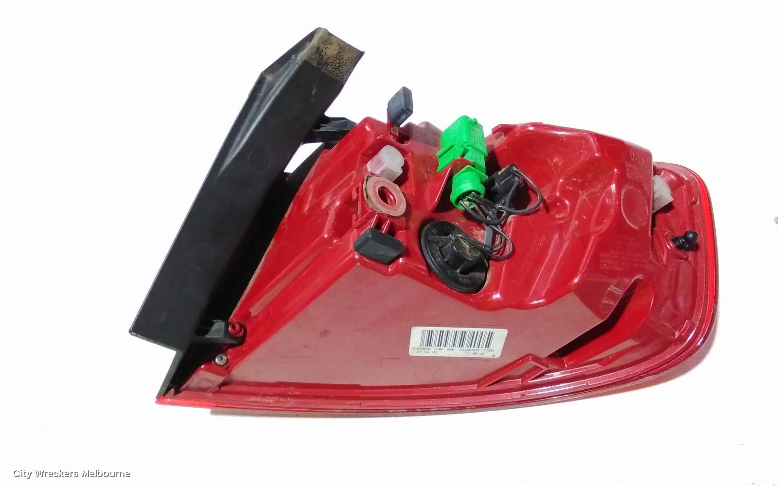 AUDI A4 LEFT TAILLIGHT, B8 8K (A4), SEDAN, STANDARD TYPE, 07/2012 - 01/2016