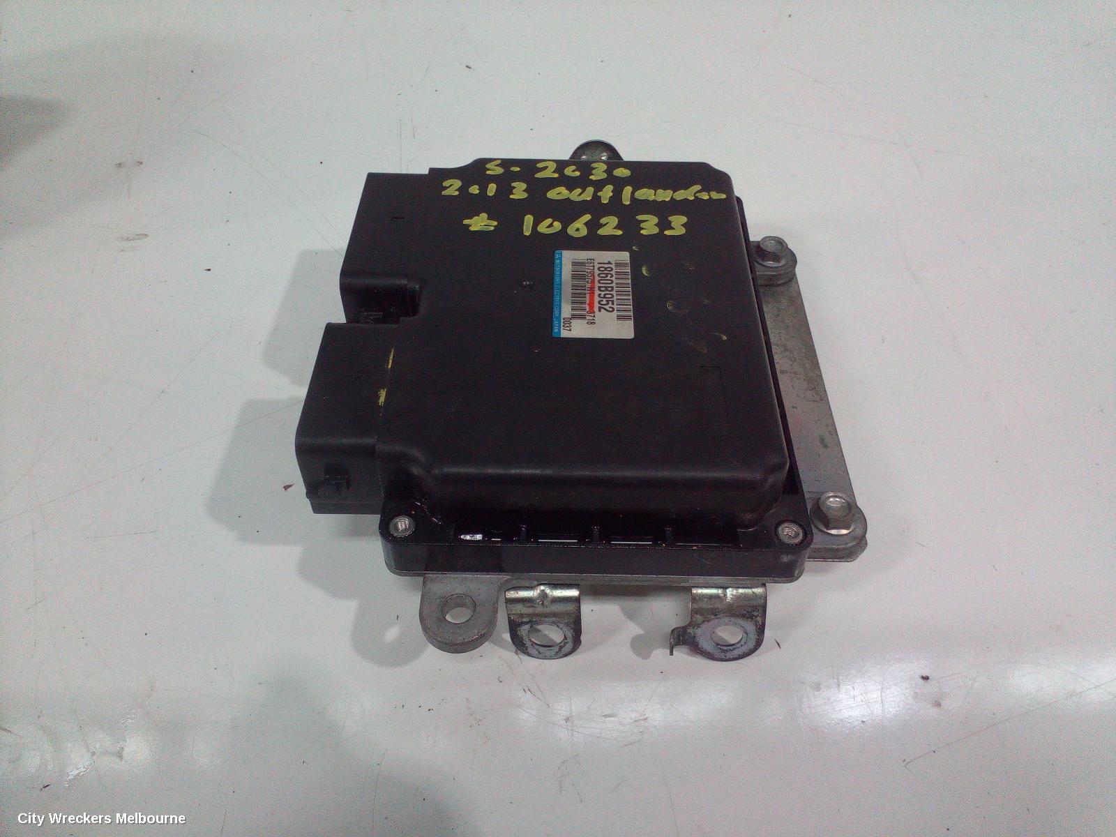 MITSUBISHI OUTLANDER ECU, ENGINE ECU, 2.0, PETROL, AUTO T/M, ECU ONLY, ZJ-ZL, 10/2012 - 07/2021