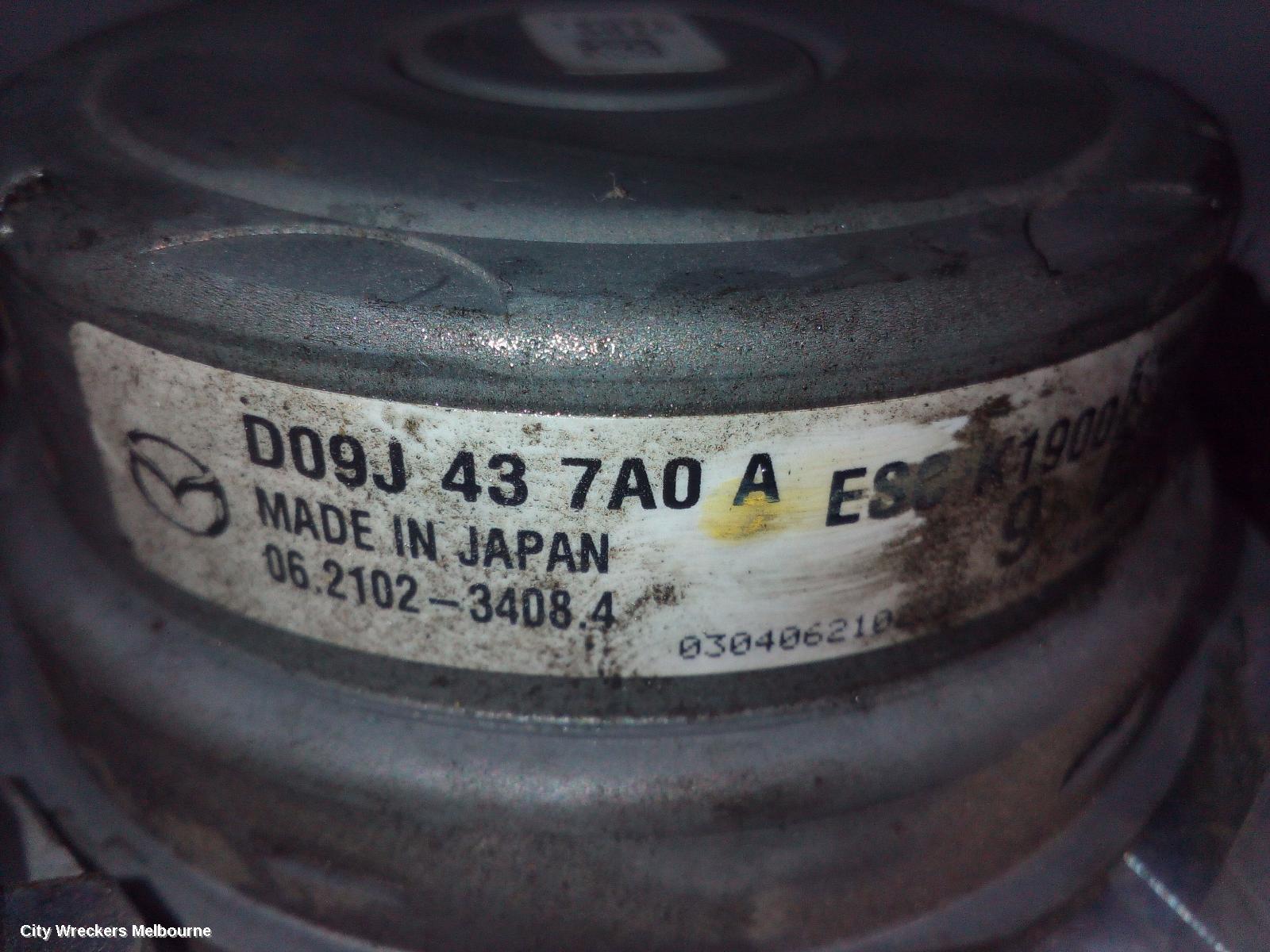 MAZDA 2 ABS PUMP/MODULATOR, DJ/DL, P/N D09J437A0A, 09/2014 ONWARDS