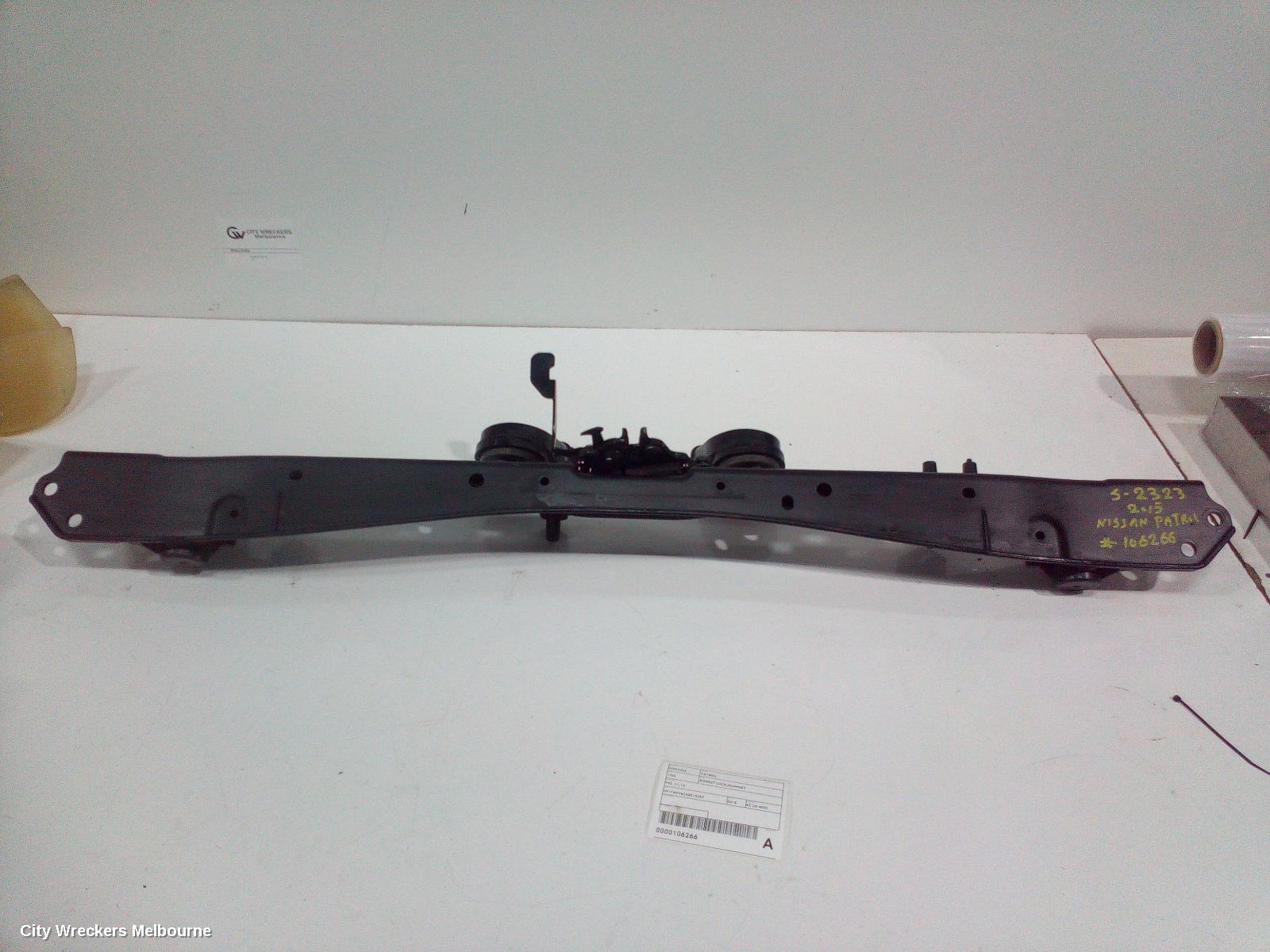 NISSAN PATROL BONNET LOCK/SUPPORT, Y62, 11/2012 ONWARDS
