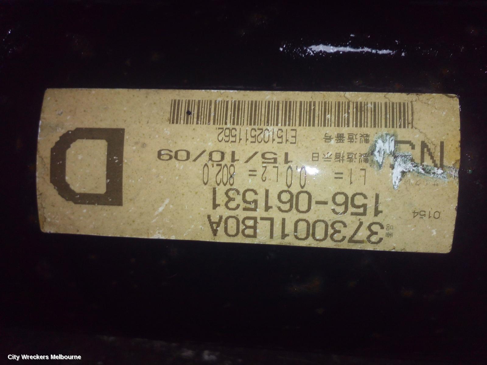 NISSAN PATROL REAR DRIVE SHAFT, Y62, 11/2012 ONWARDS
