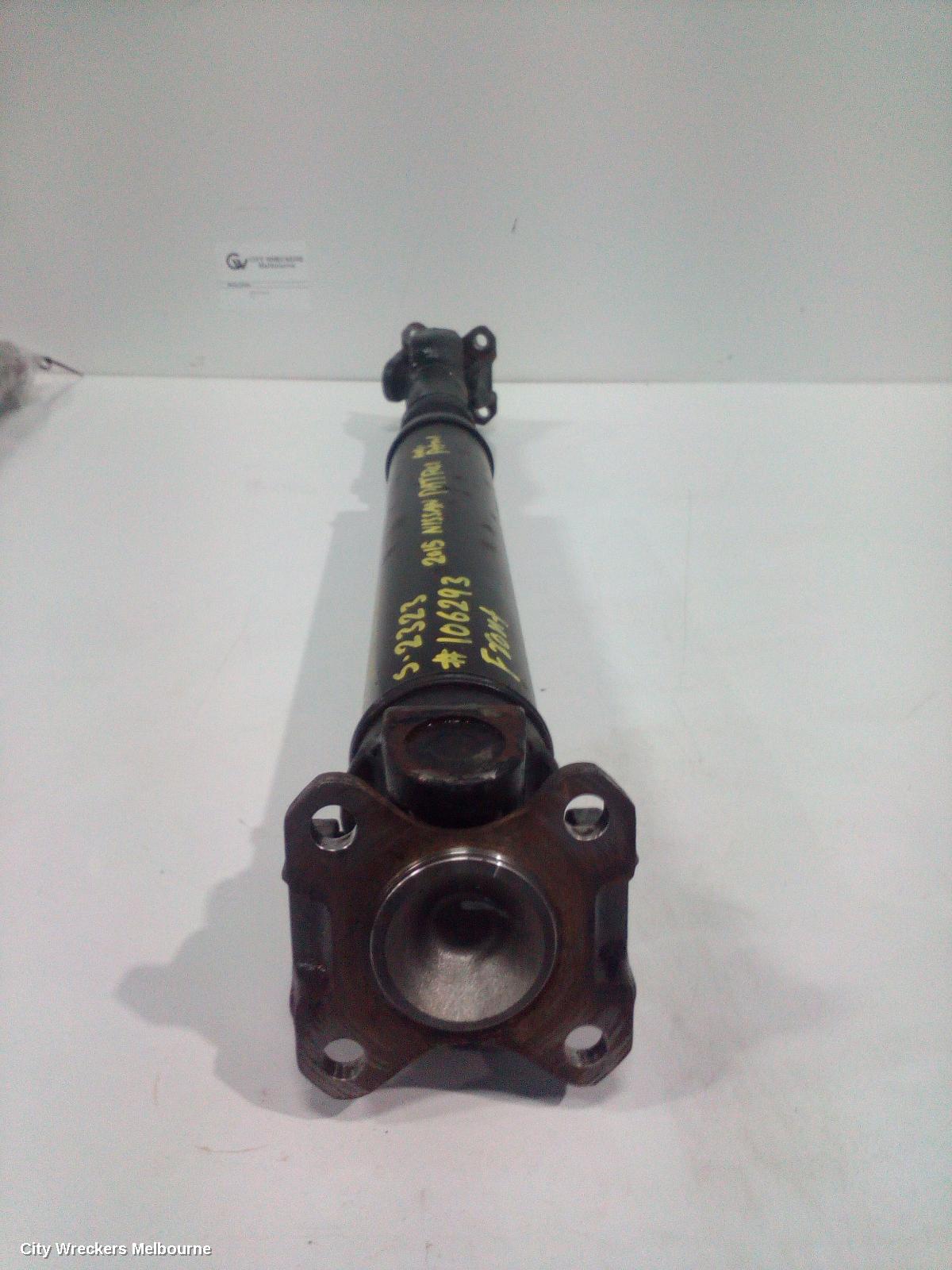 NISSAN PATROL FRONT PROP SHAFT, Y62, 11/2012 ONWARDS