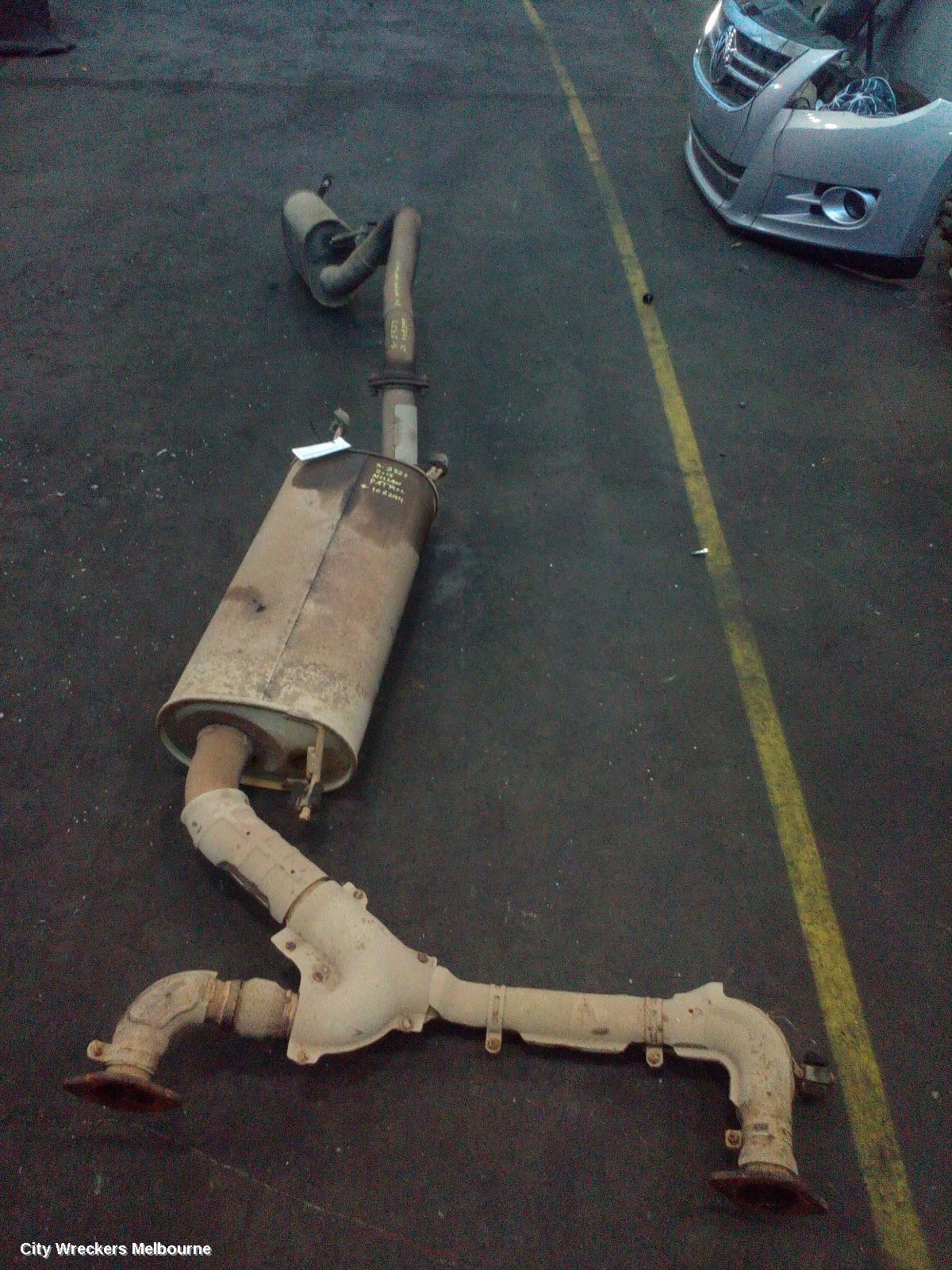 NISSAN PATROL EXHAUST SYSTEM, Y62, 11/2012 ONWARDS