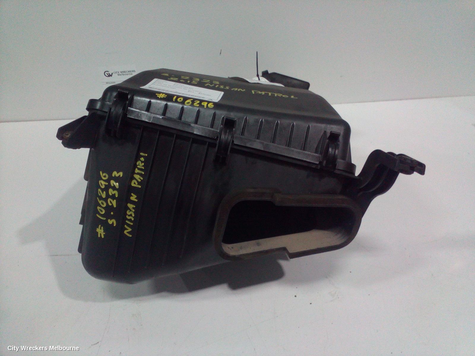 NISSAN PATROL AIR CLEANER/BOX, PETROL, 5.6, AIR CLEANER, Y62, 11/2012 - 09/2017