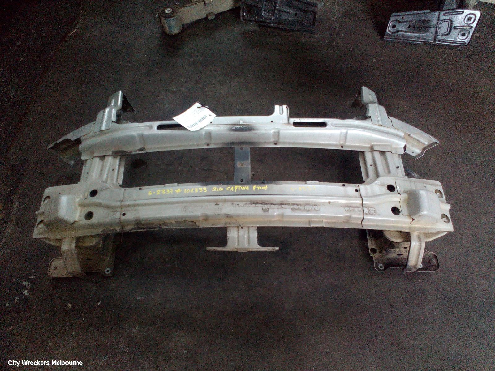 HOLDEN CAPTIVA F/BAR REINFORC/BRACK, STEEL BOLT ON BRACKET GUARD TO RADIATOR SUPPORT, CG, CX/LX/SX/CAPTIVA 7, 09/2006 - 02/2011